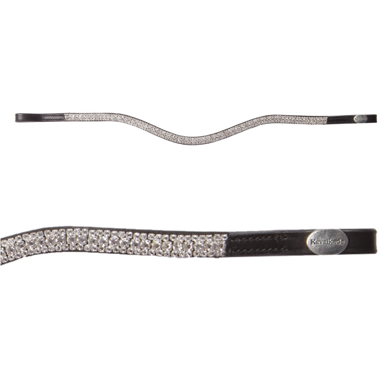 Stirnband PRINCESS schwarz/weiß