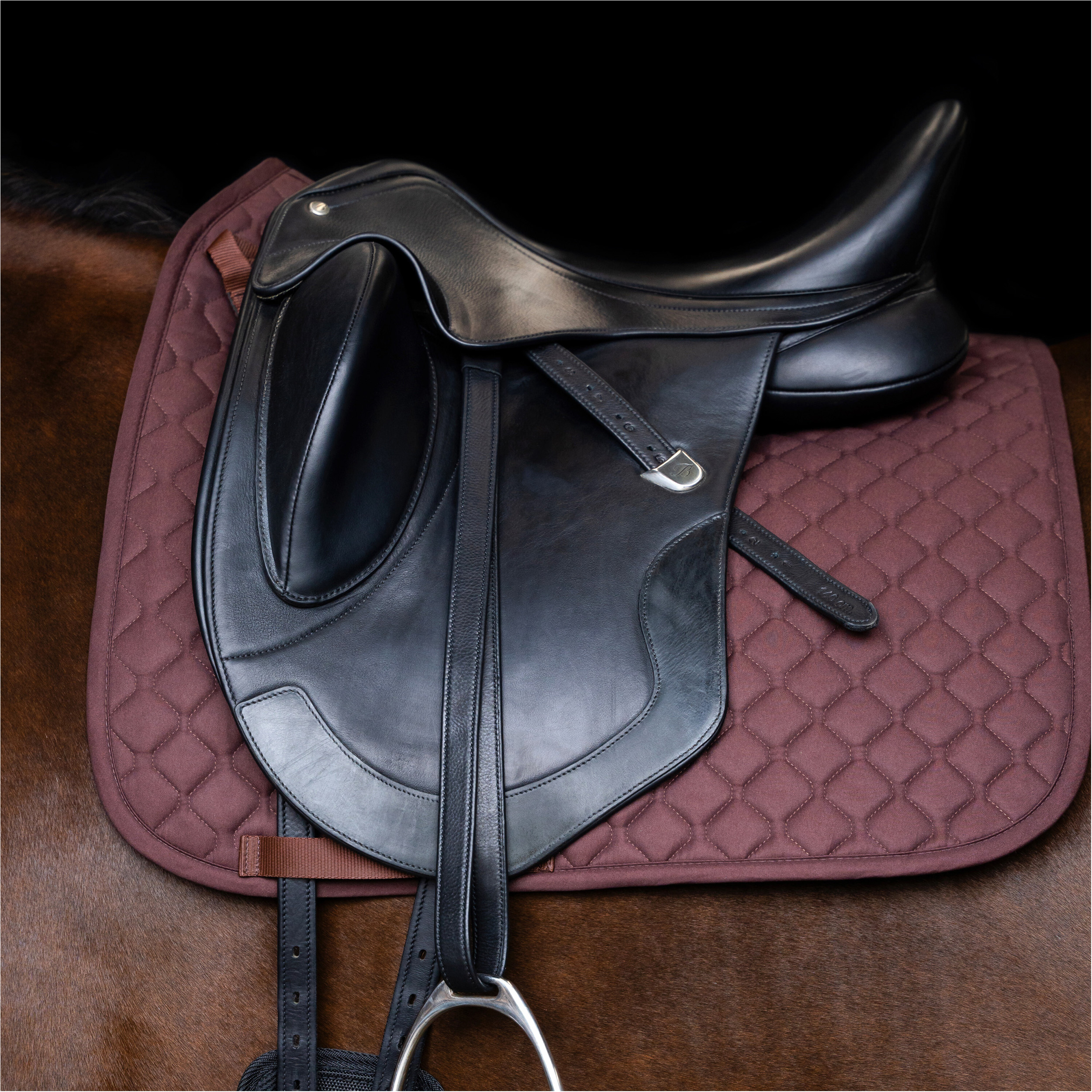 Steigbügelriemen IRH mit Nylonkern schwarz