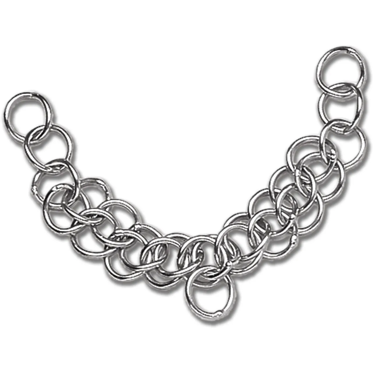 Kinnkette aus Edelstahl 24cm 