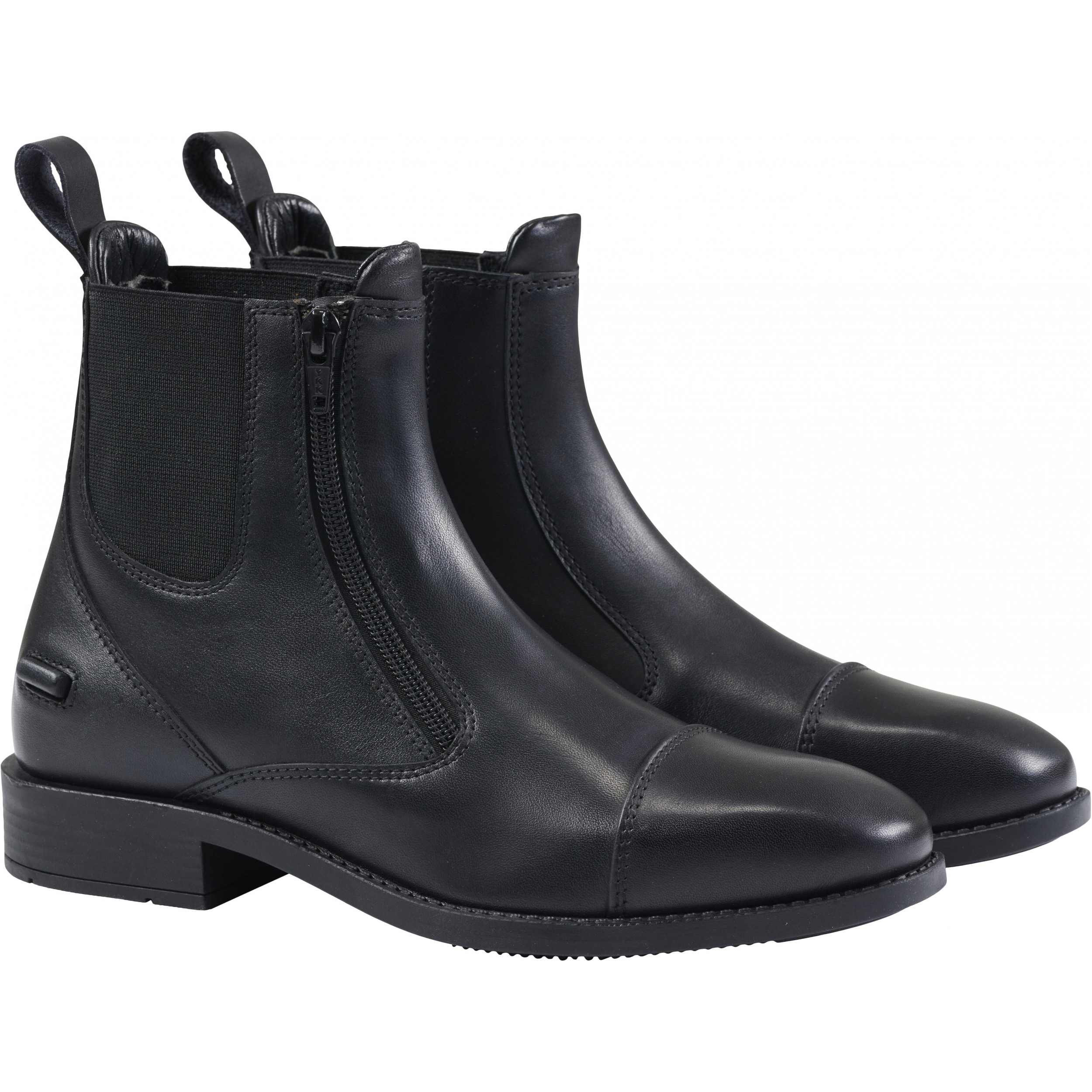 Reitstiefeletten Jodphur mit seitlichem Reißverschluss HUDSON Echtleder schwarz Reitstiefeletten Jodphur mit seitlichem Reißverschluss HUDSON Echtleder schwarz