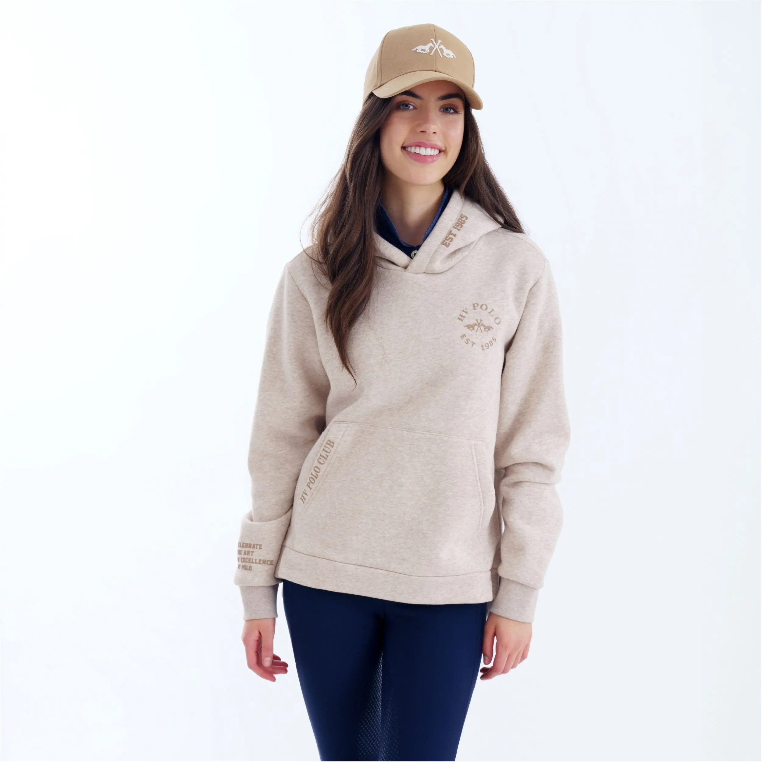 Damen Hoodie HVPBridget natural heather Damen Hoodie HVPBridget natural heather