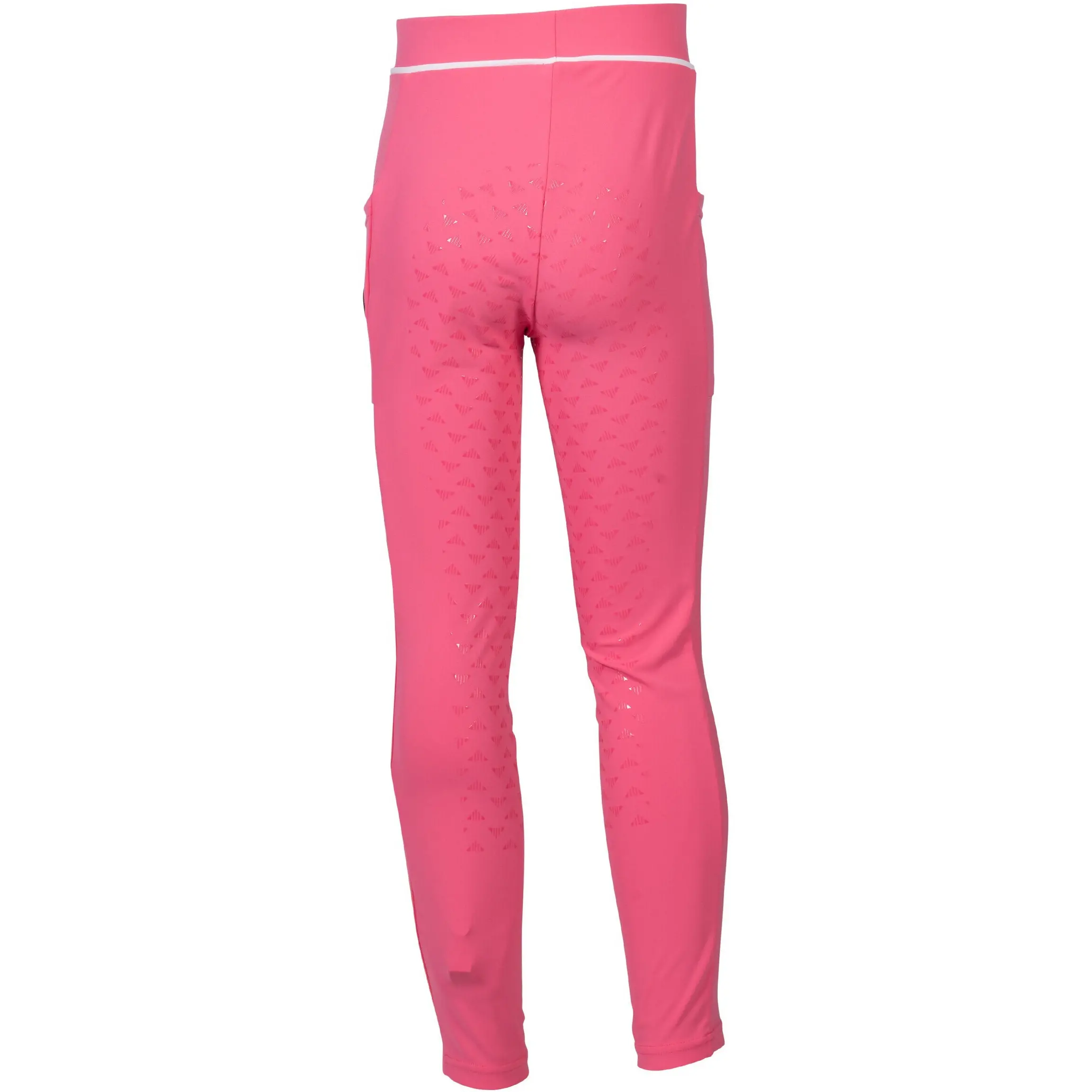 Kinder Reitleggings Silikon Vollbesatz MAUI pink