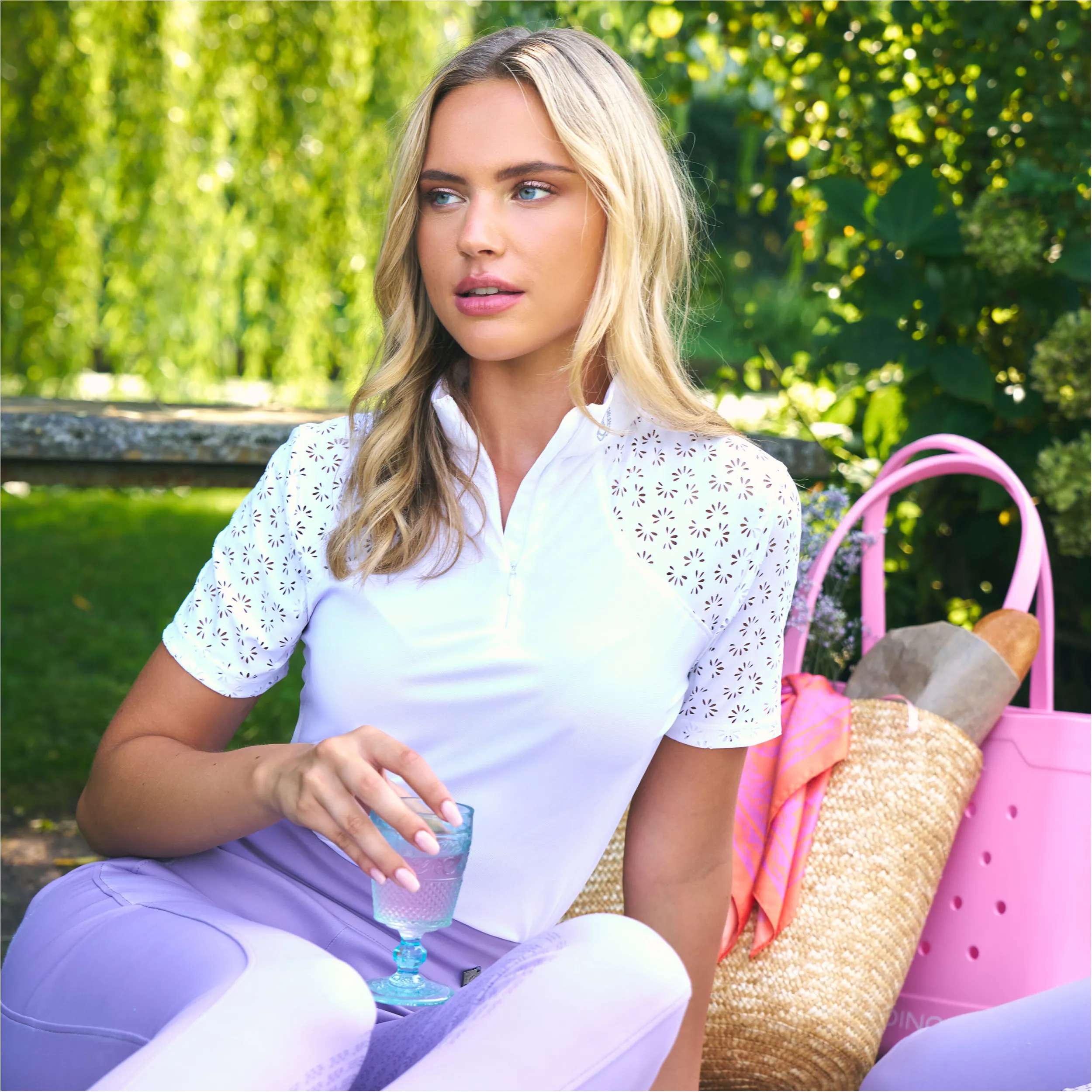 Damen Top IRHBreeze weiß