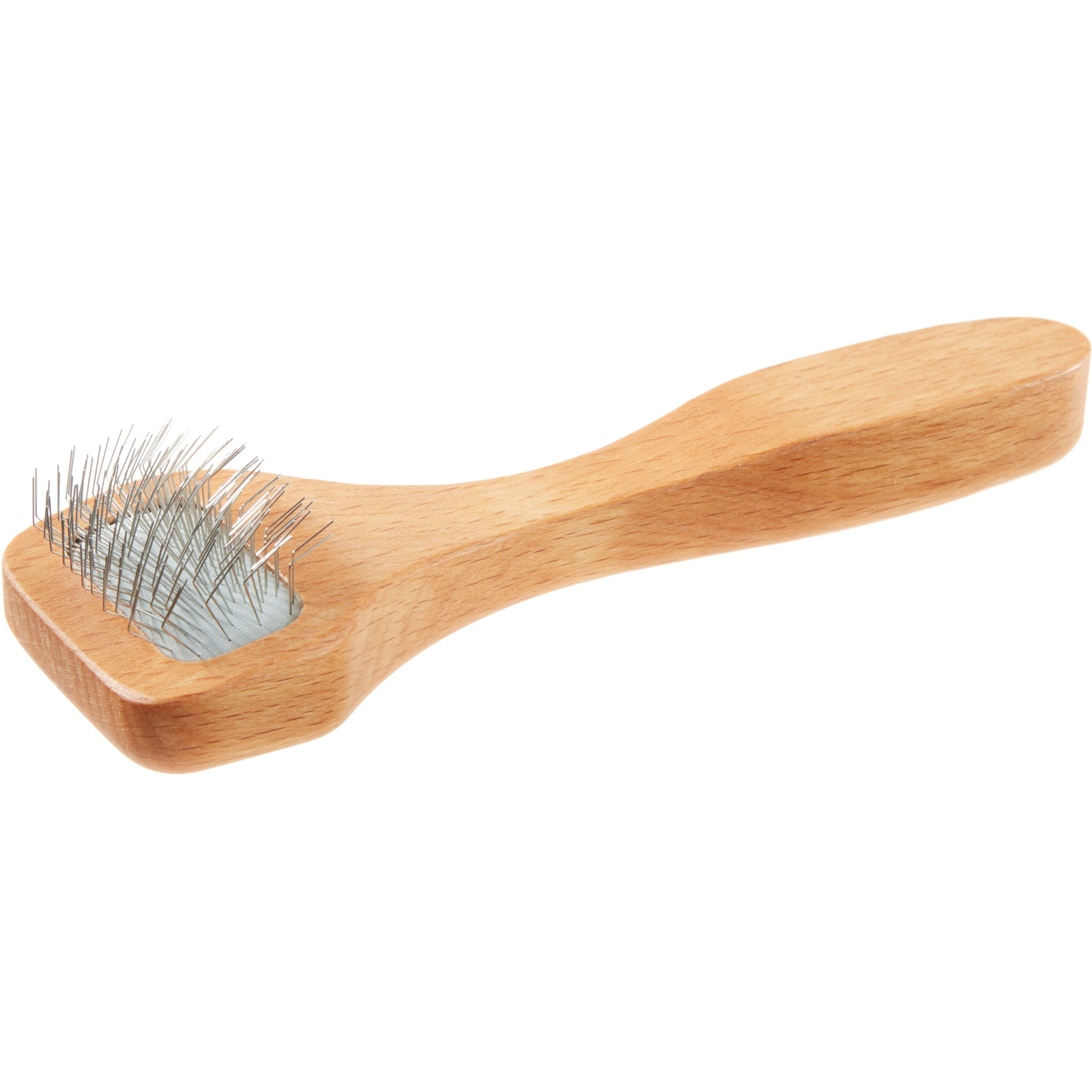 Klettverschlussbürste BENT natur