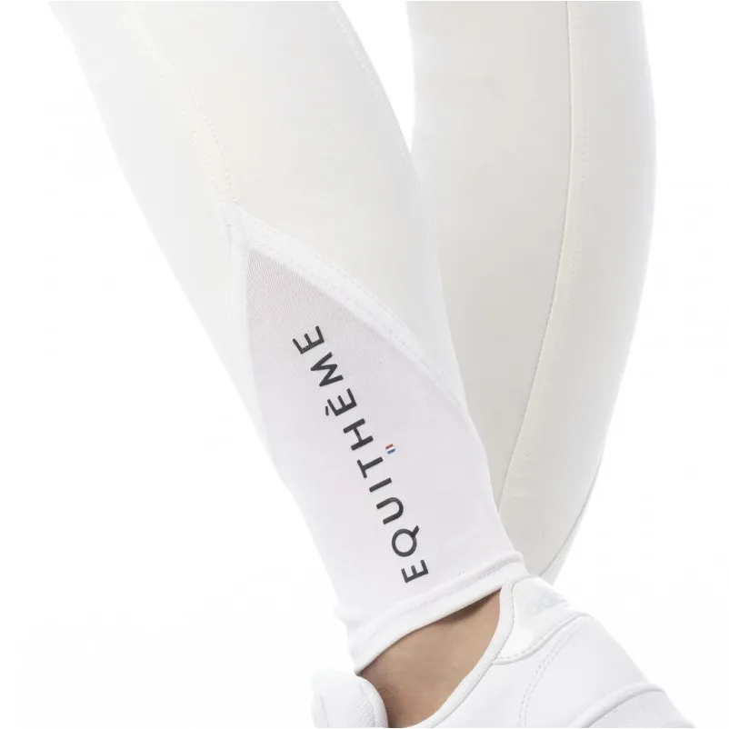 Damen Reithose Silikon Kniebesatz SAFIR weiß/blau