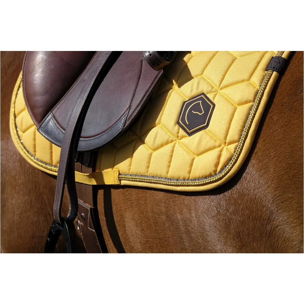 Schabracke HEXALIGHT gelb Warmblut Vielseitigkeit