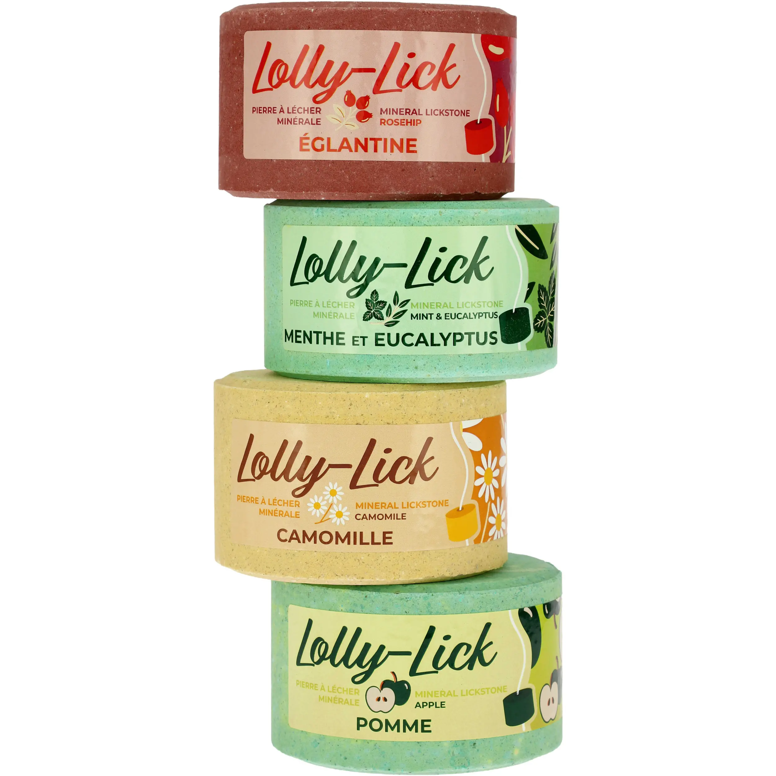 Salzleckstein LOLLY-LICK Kamille 700g Salzleckstein LOLLY-LICK Kamille 700g