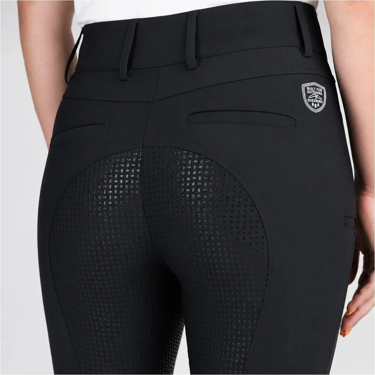Damen Thermo Reithose Silikon Vollbesatz DryRide CLASSIC BREECHES schwarz