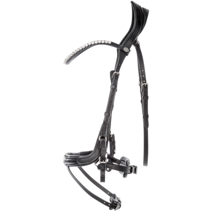 Trensenzaum englisch kombiniert CALLA schwarz