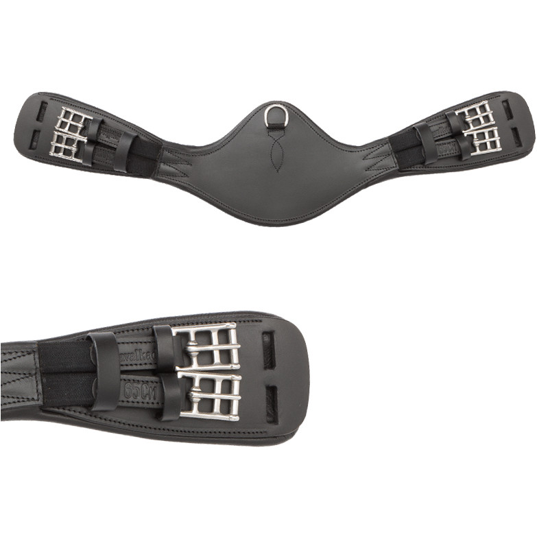 Lederkurzgurt geölt mit Elast CASPER schwarz