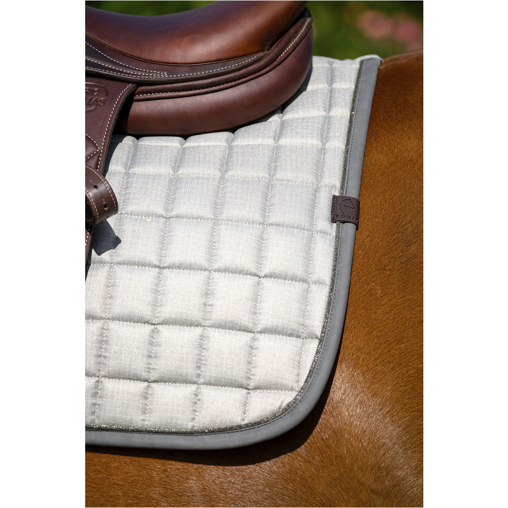 Schabracke CHIC hellgrau Warmblut Vielseitigkeit Schabracke CHIC hellgrau Warmblut Vielseitigkeit