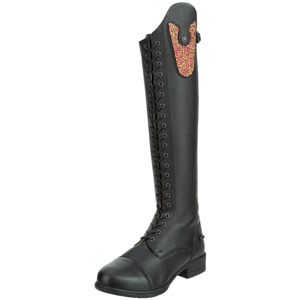 Kinder Reitstiefel NOVA KIDS FUN Polo CONVERTIBLE Echtleder schwarz
