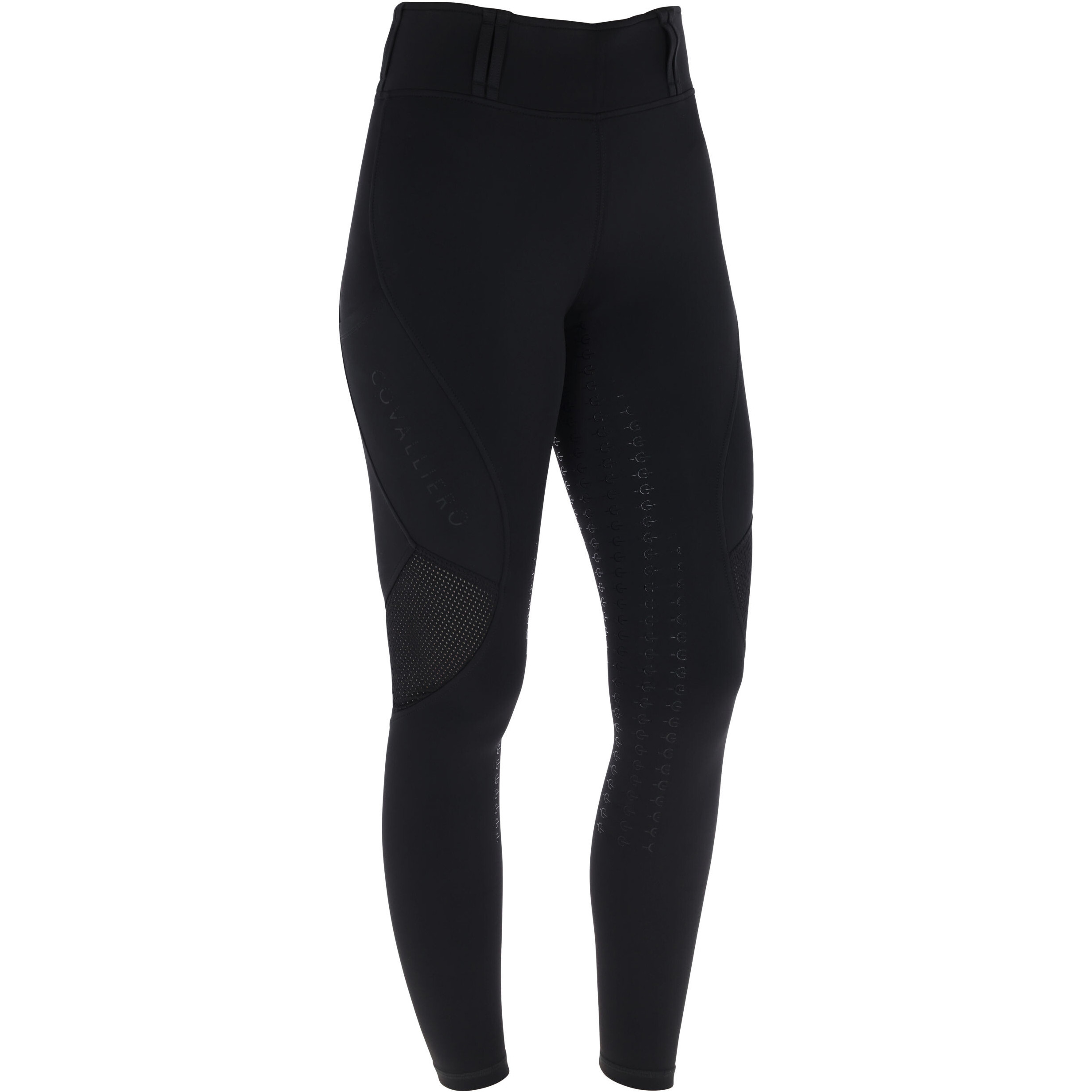 Damen Reitleggings Silikon Vollbesatz Mesh F/S 2026 black