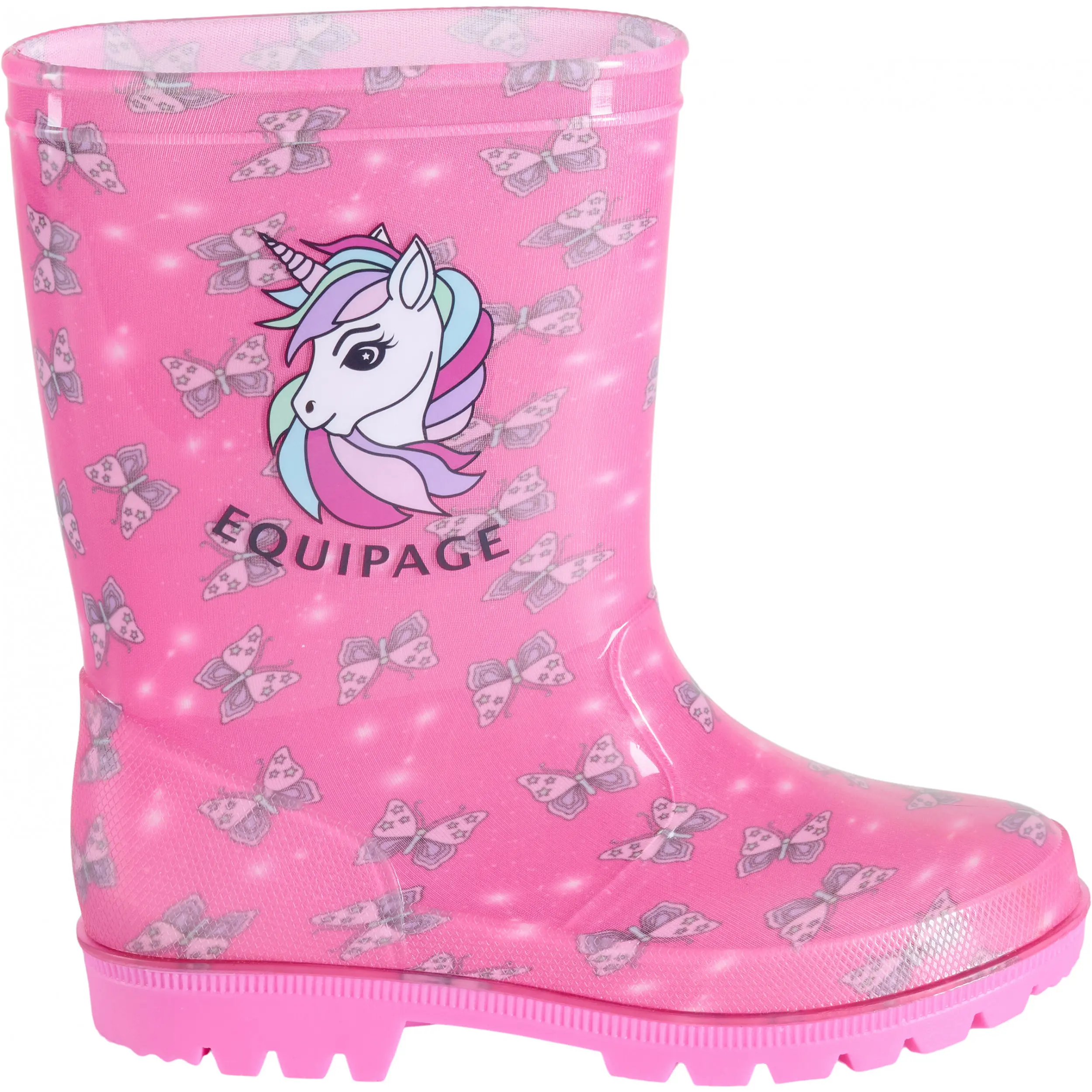 Kinder Gummistiefel BUTTERFLY phlox pink