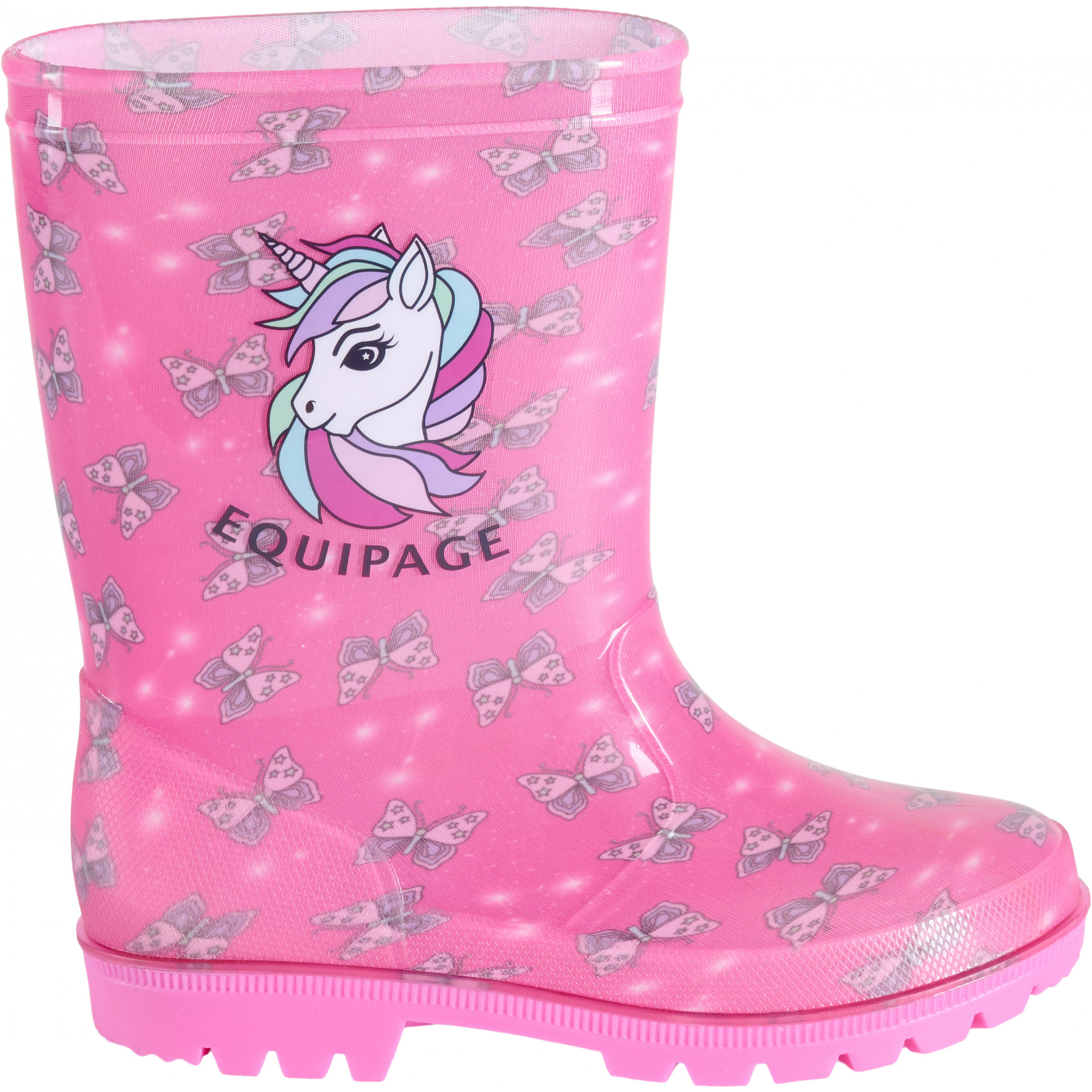 Kinder Gummistiefel BUTTERFLY phlox pink
