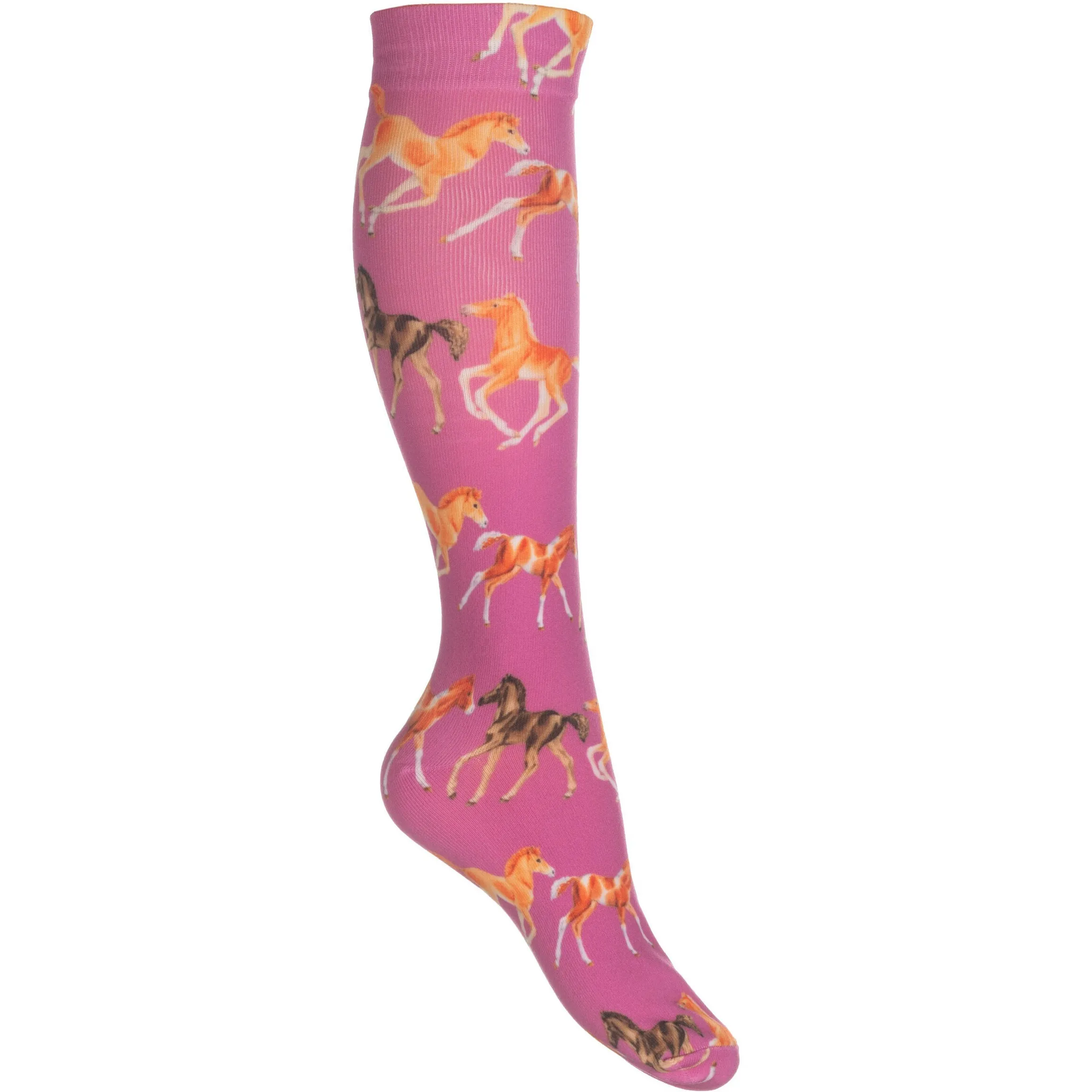 Kinder Reitsocken PONY CLUB pink