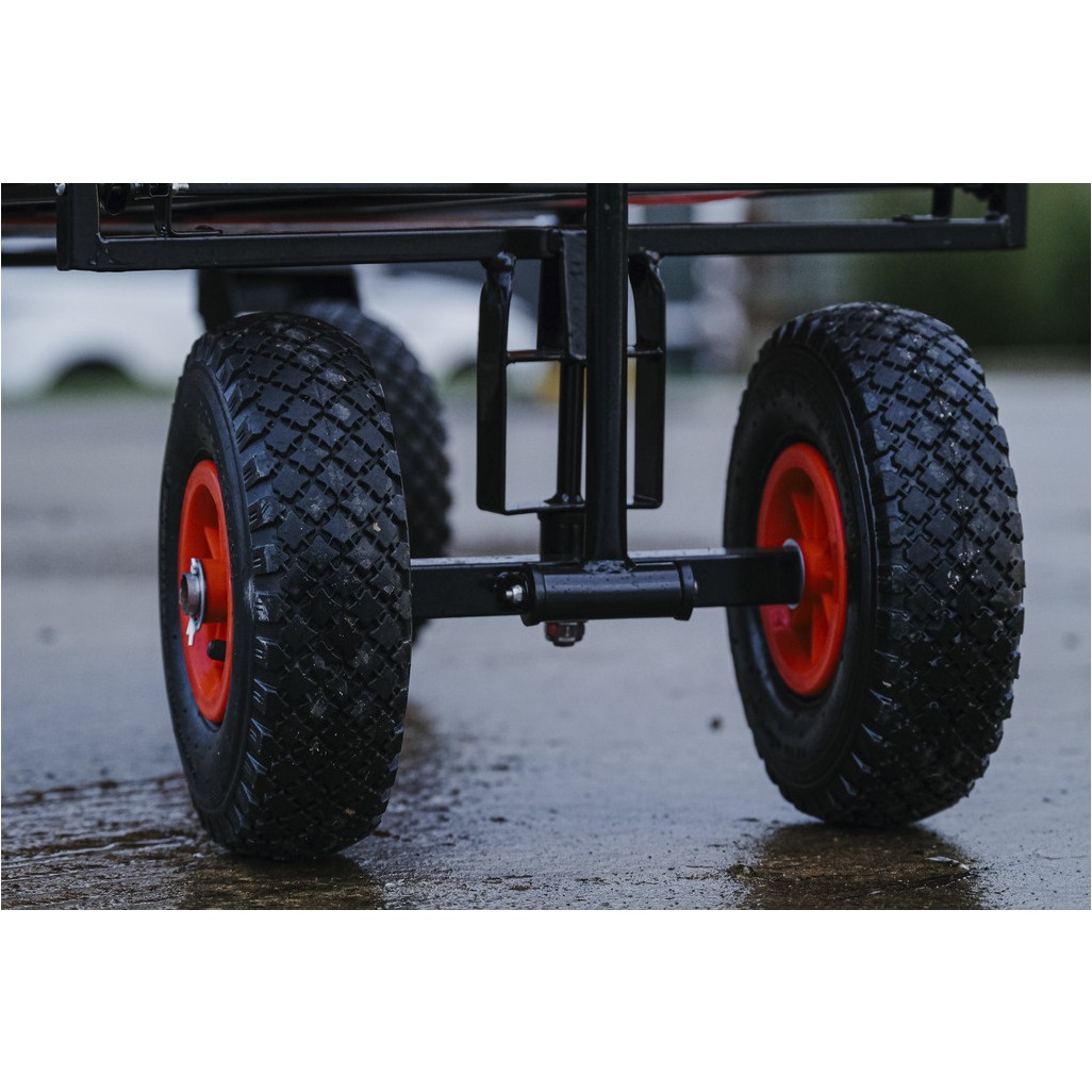 Sattelwagen mit 4 Rädern faltbar rot Sattelwagen mit 4 Rädern faltbar rot