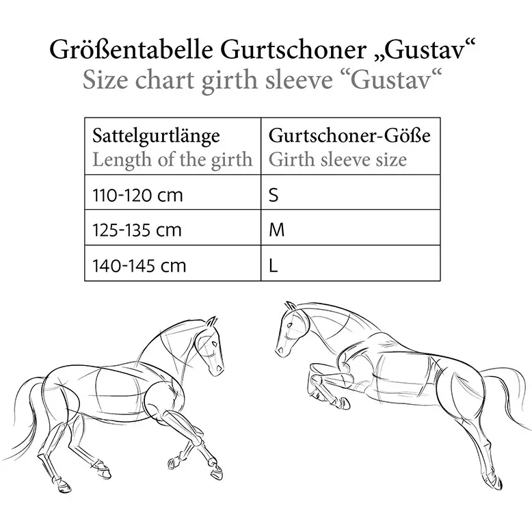 Sattelgurtschoner Kunstfell mit Bauchlatz GUSTAV Vegan schwarz
