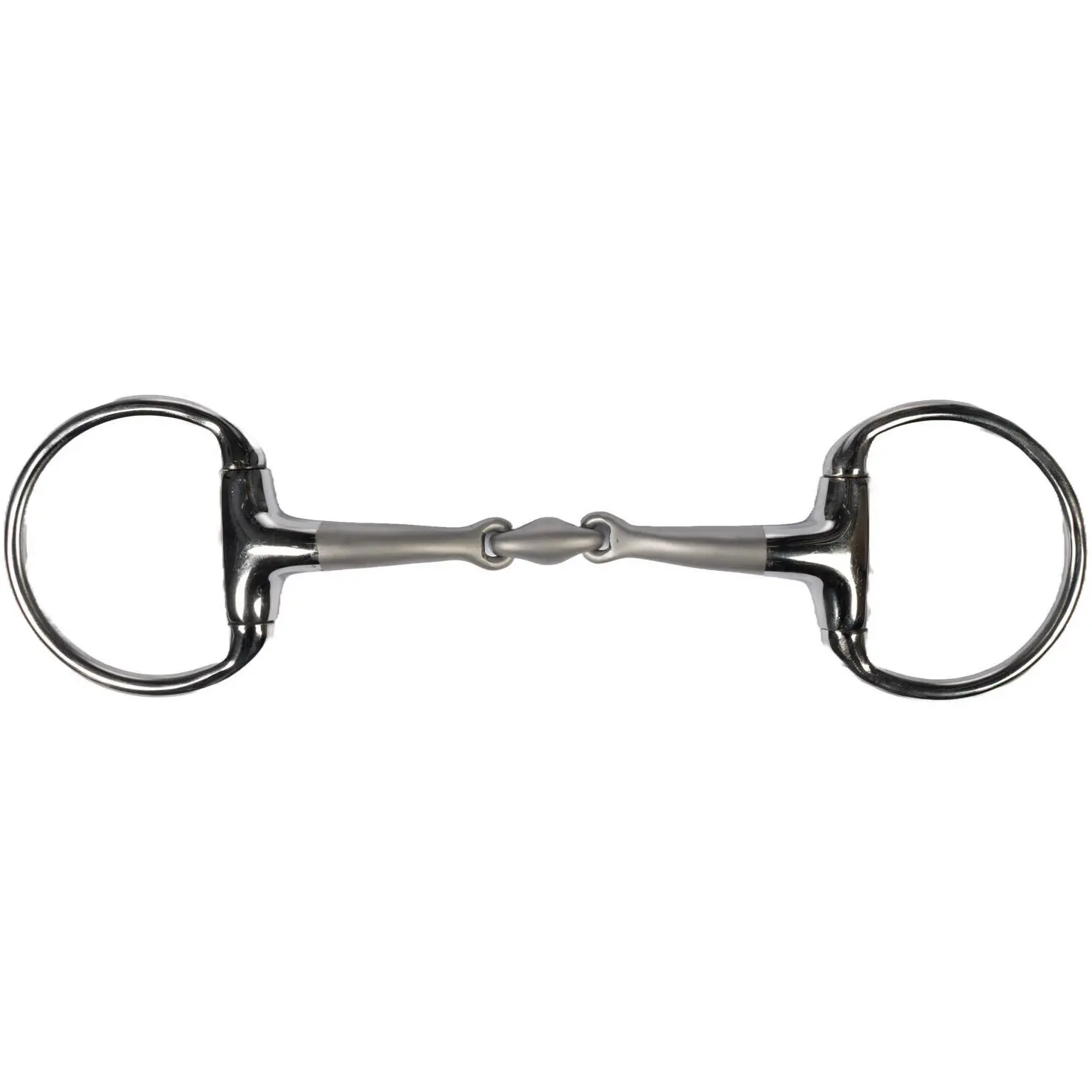 Olivenkopfgebiss doppelt gebrochen SOFT TOUCH Edelstahl 14mm 