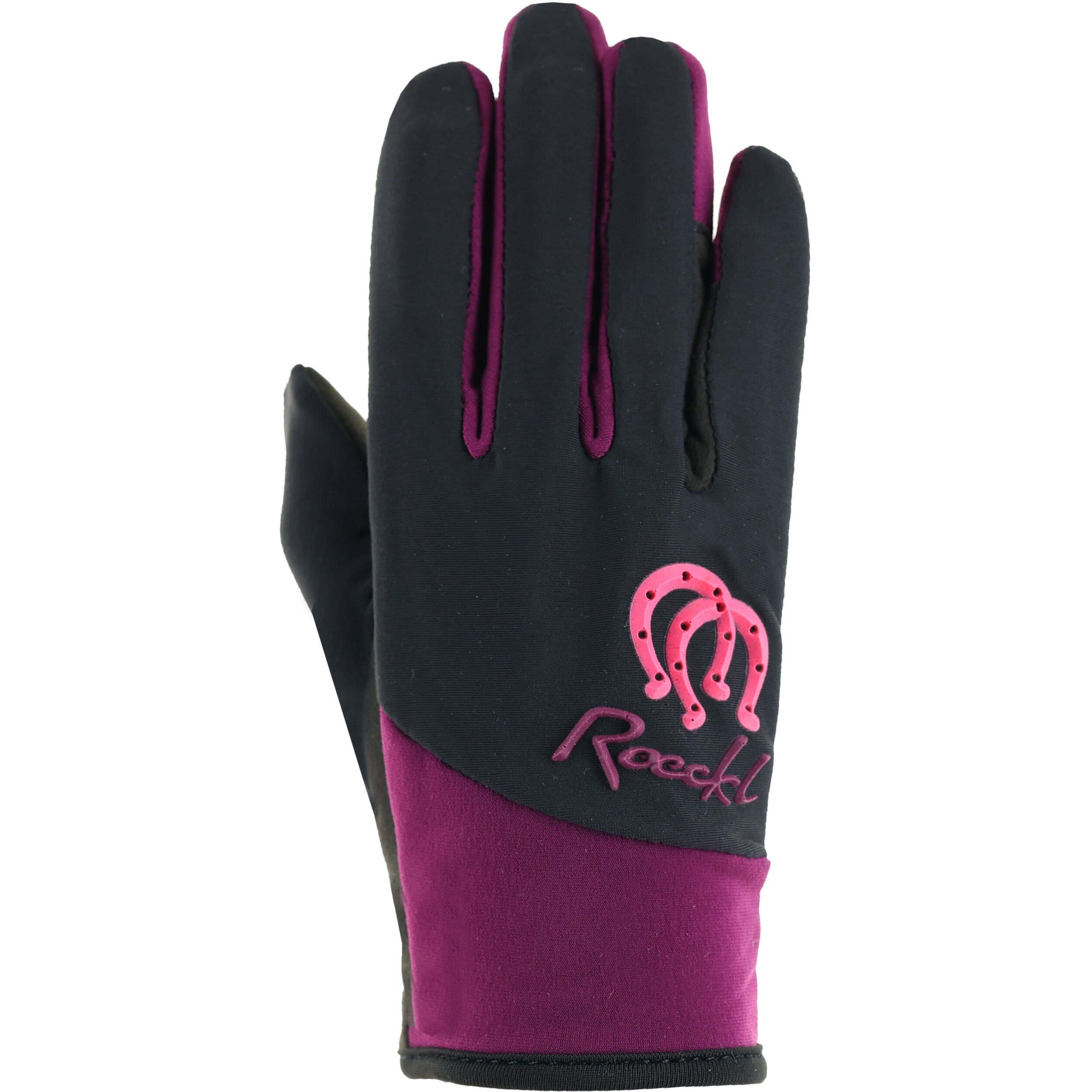 Winter Kinder Reithandschuhe KEYSOE black/purple