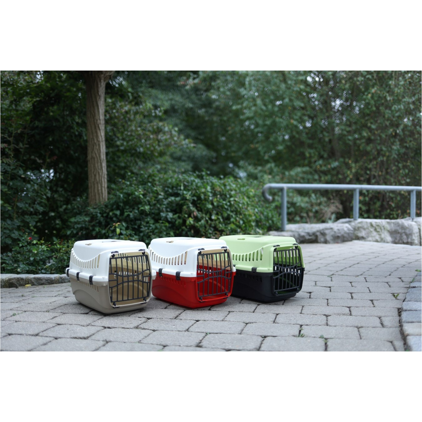 Transportbox EXPEDION taupe/creme 45x30x30cm