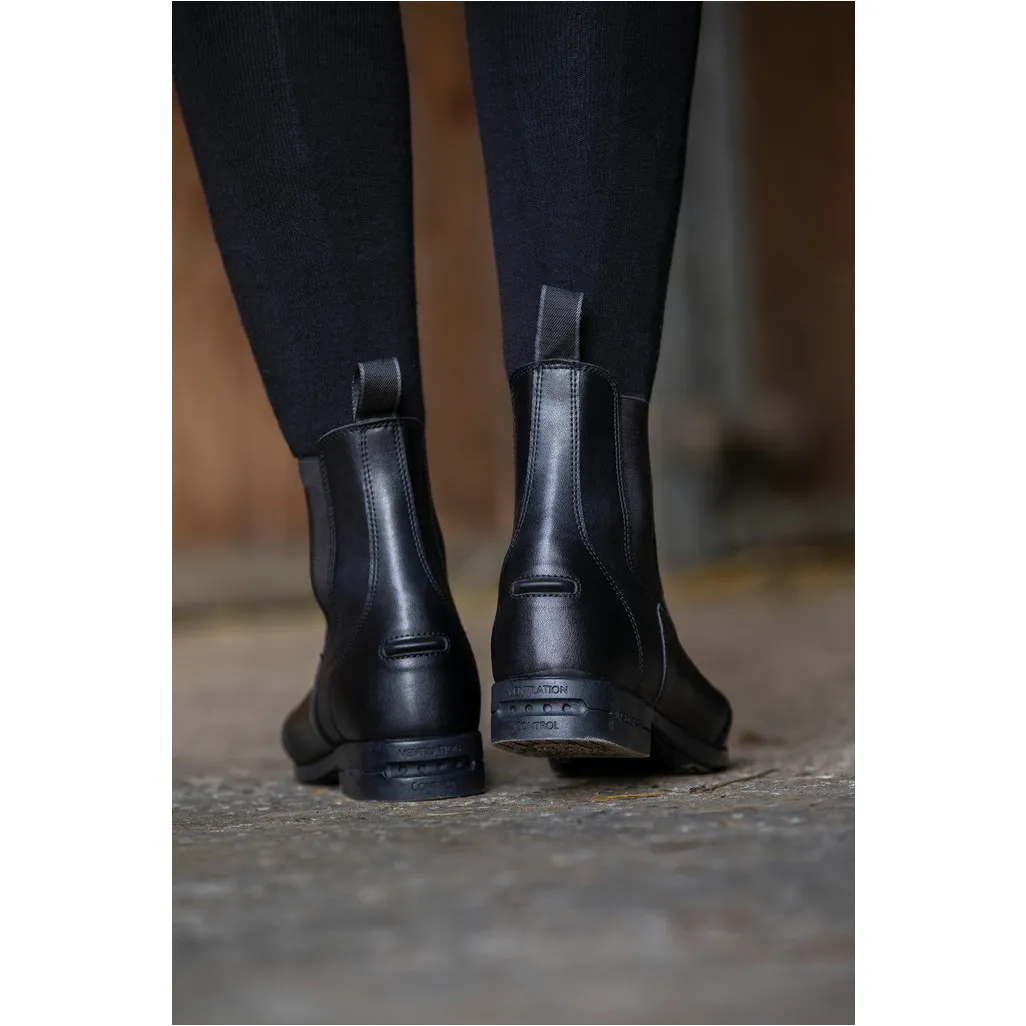 Reitstiefeletten recycelt ZÜRICH mit stoßdämpfender Sohle schwarz