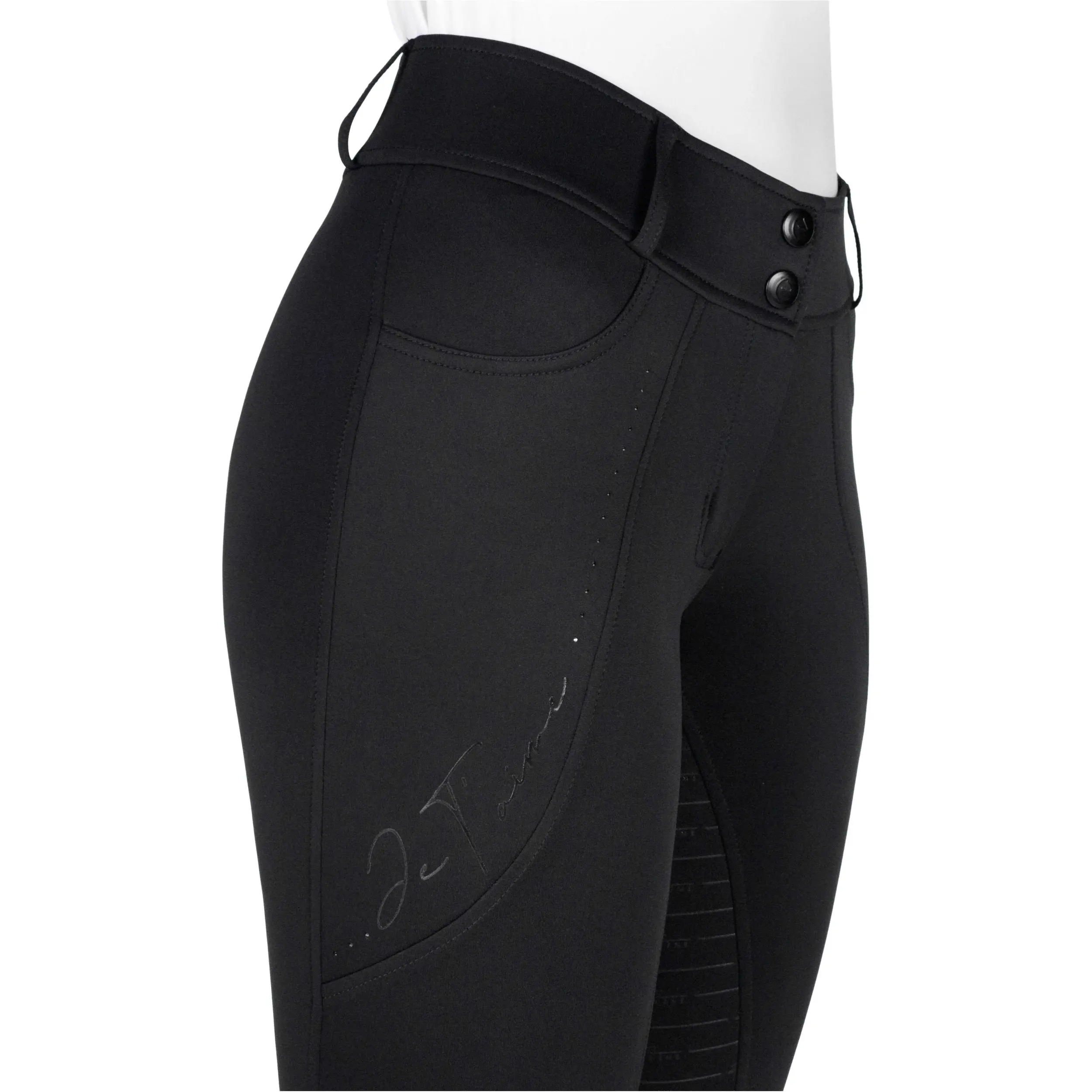 Damen Reithose Silikon Vollbesatz Je t’aime EK-ELSA schwarz