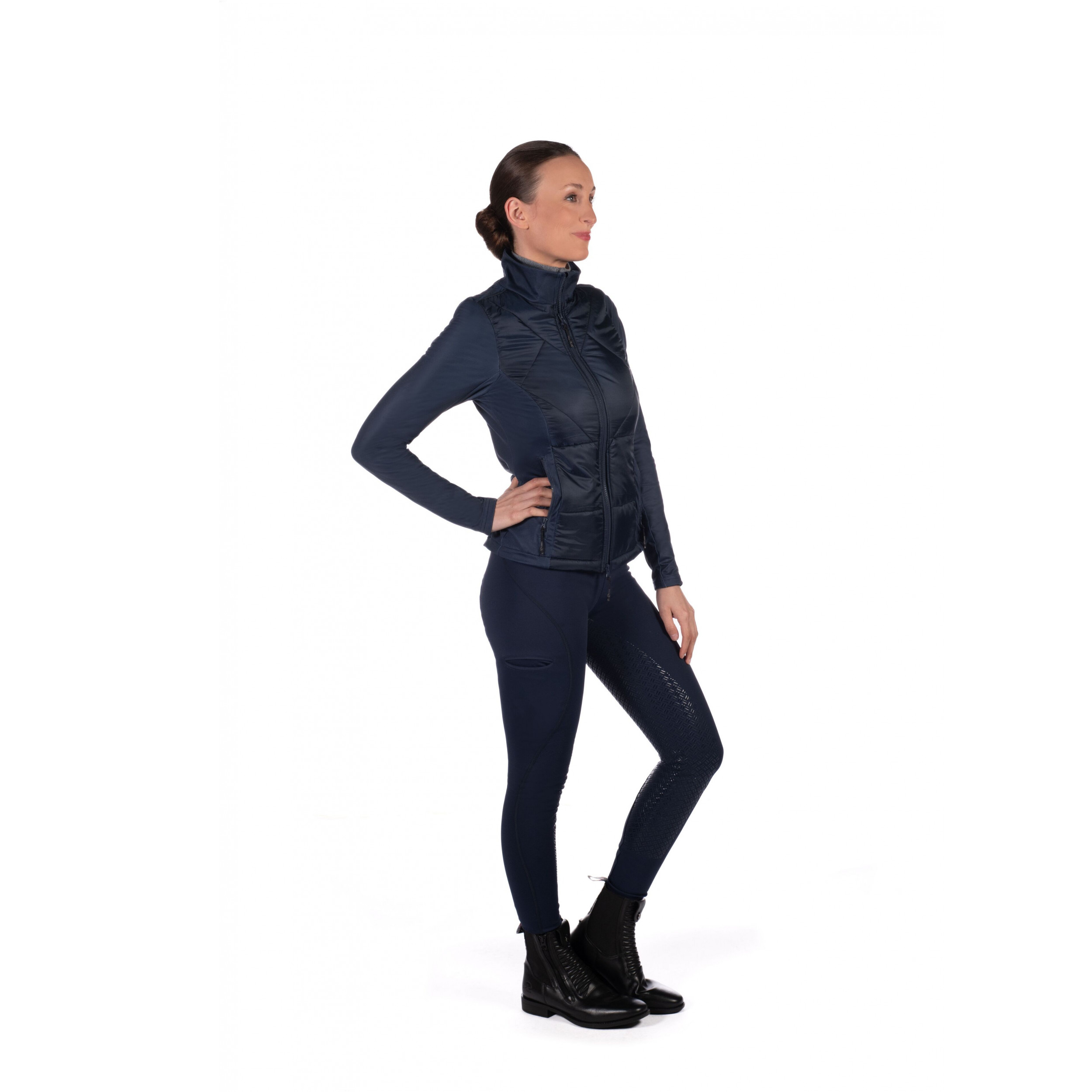 Kinder Jersey-/Nylonjacke PRAG II STYLE dunkelblau