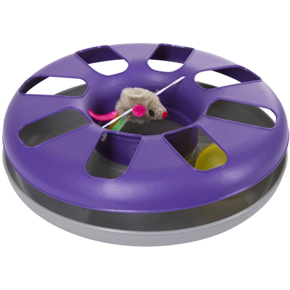 Katzenspielzeug RACING WHEEL farblich sortiert ø 24cm