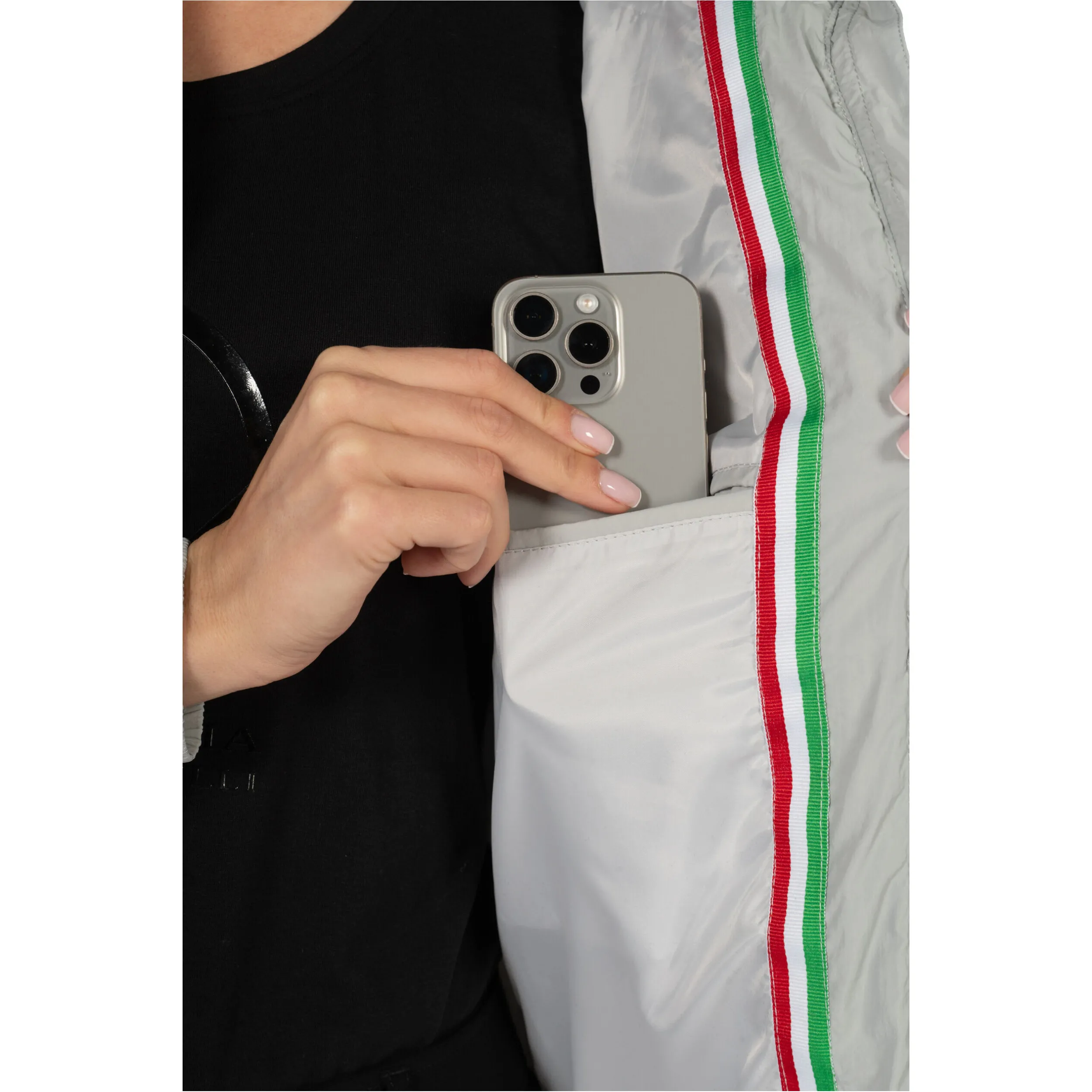 Damen Steppjacke LIVIGNO steingrau