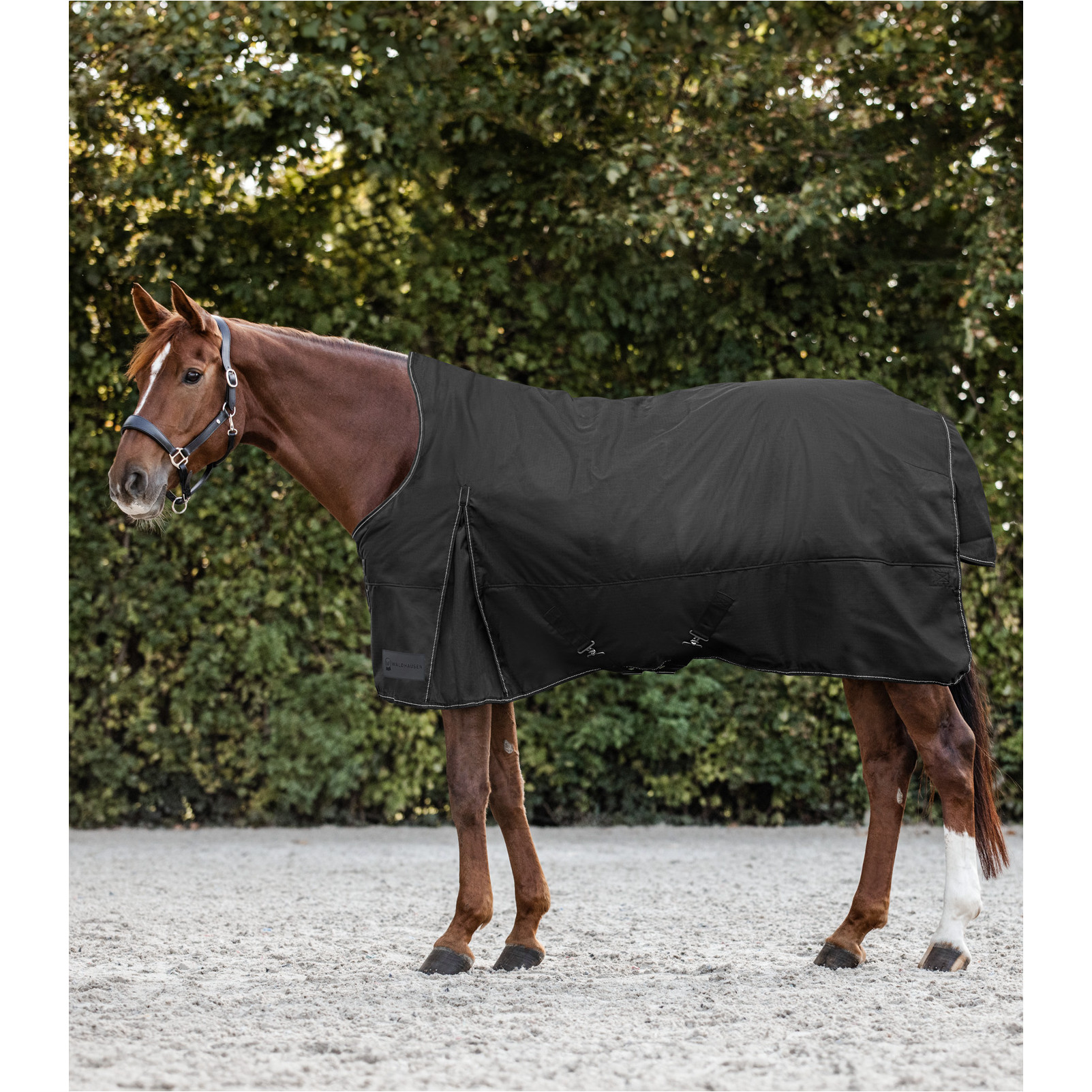 Outdoordecke High Neck 200g Füllung 600D NORDIC schwarz