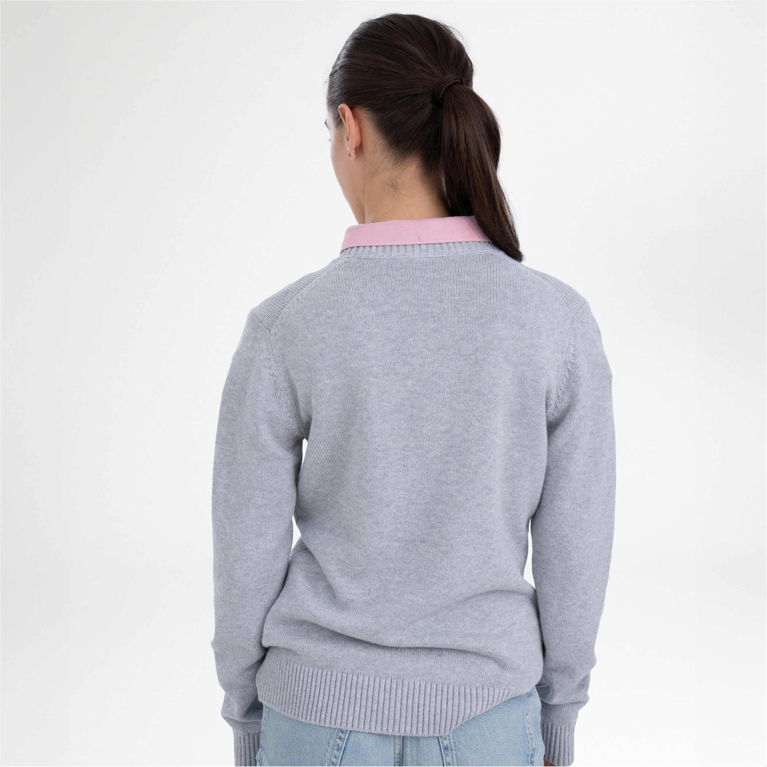 Damen Pullover HVPJordyn grau melange