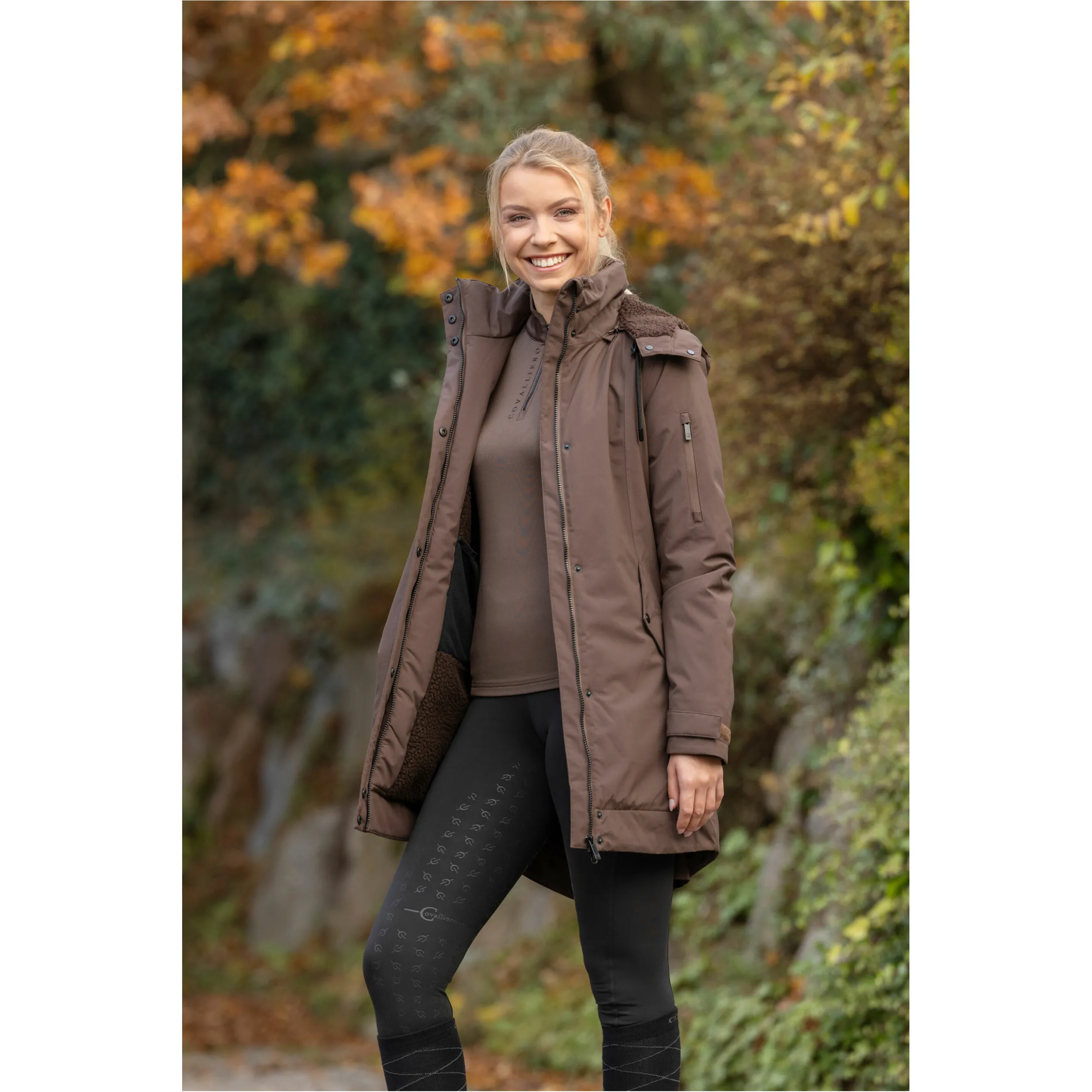 Damen Parka EXCLUSIVE coffee