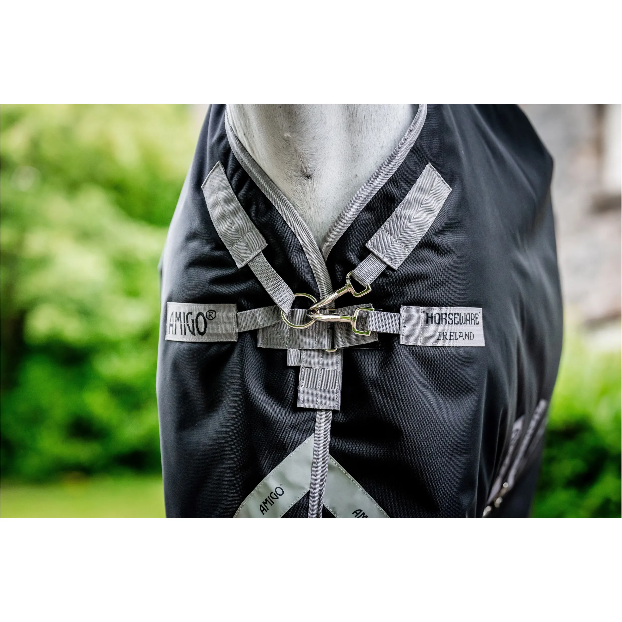 Outdoordecke Halsteil (abnehmbar) 1200D AMIGO Plus black/titanium grey/silver