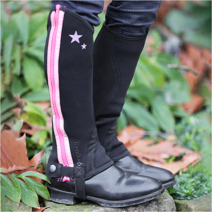 Minichaps LOTTA KIDS Vegan schwarz/pink