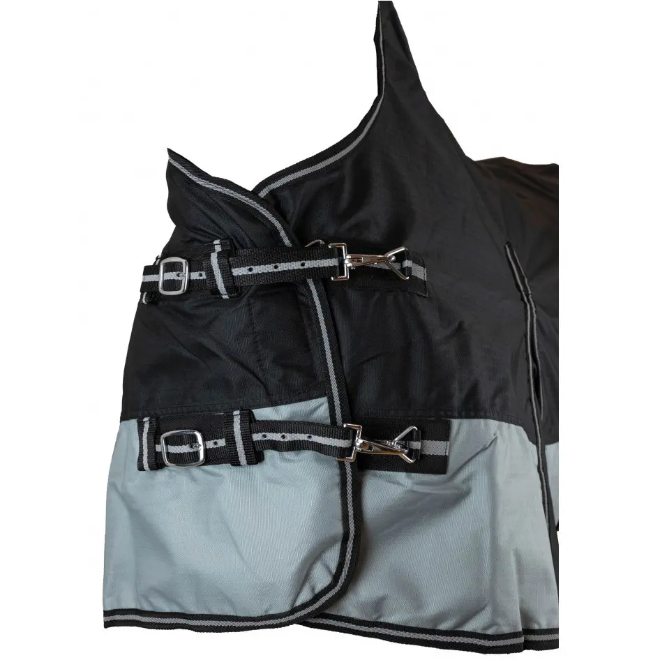 Winterdecke 200g Füllung 600D BASICLINE schwarz/grau Winterdecke 200g Füllung 600D BASICLINE schwarz/grau