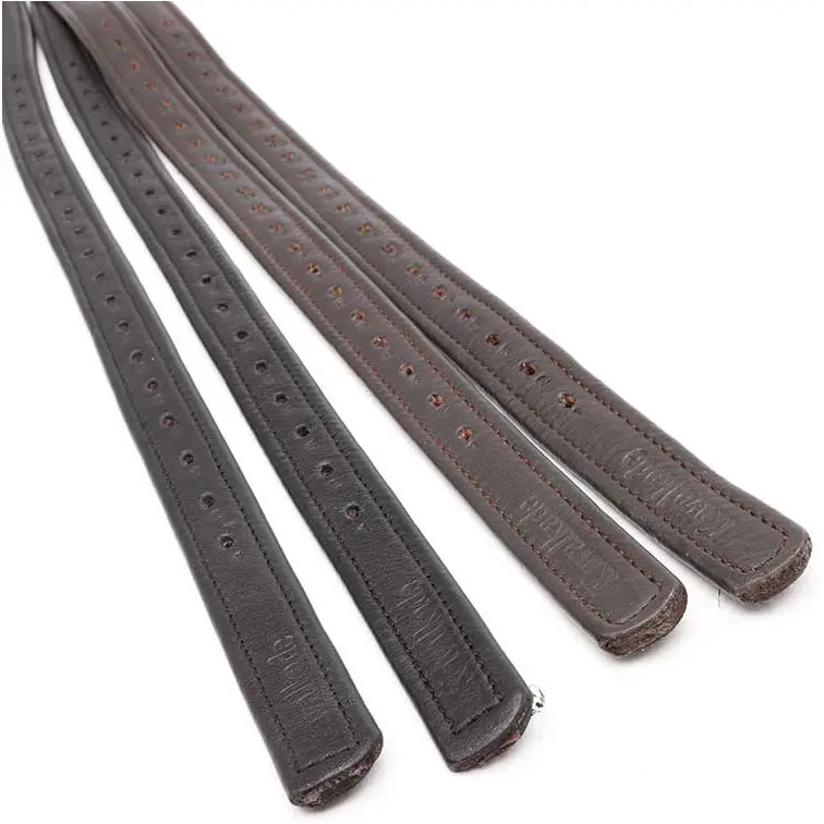 Steigbügelriemen STRONG Softleder schwarz