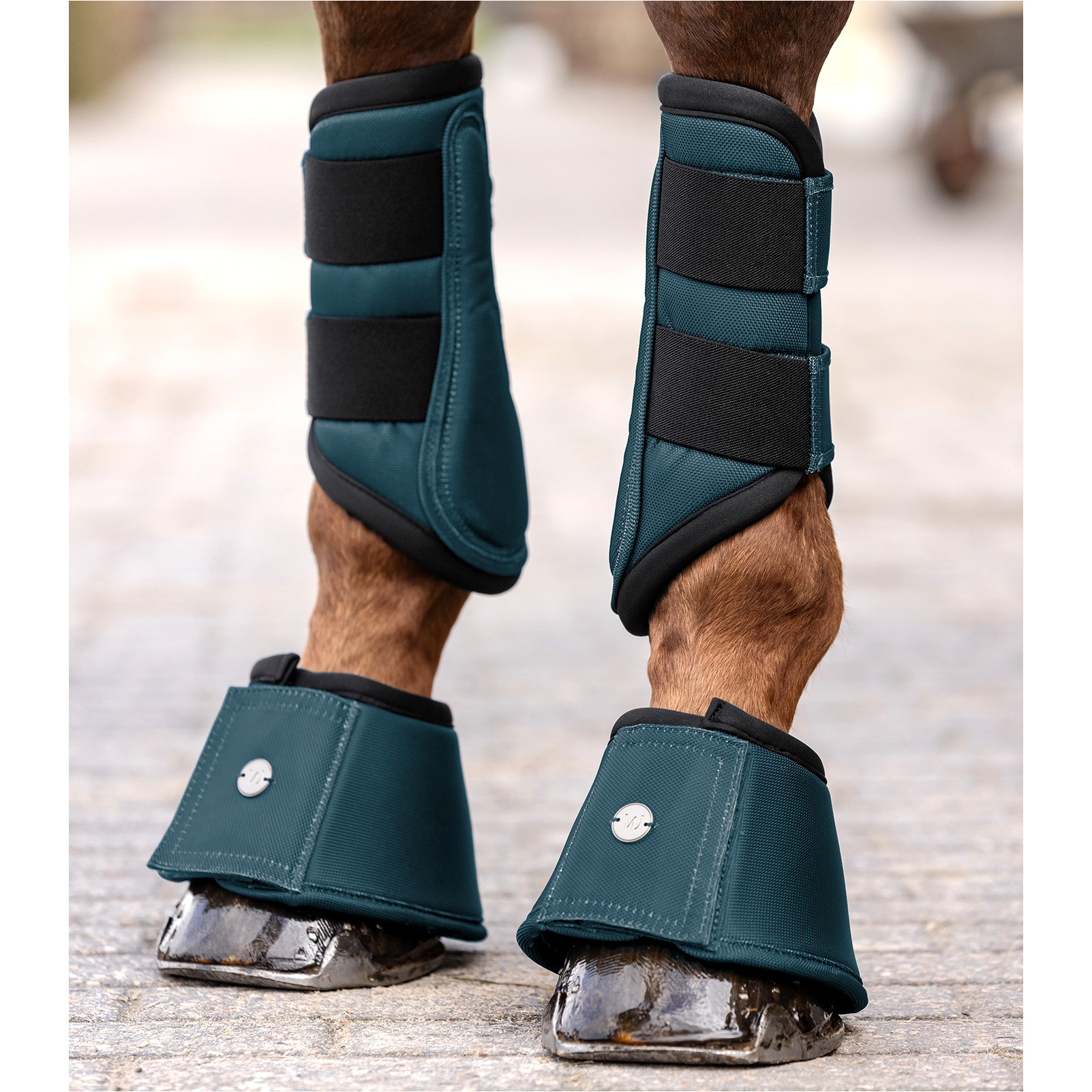 Dressurgamaschen 1680D COMFORT FIT petrolblau Dressurgamaschen 1680D COMFORT FIT petrolblau