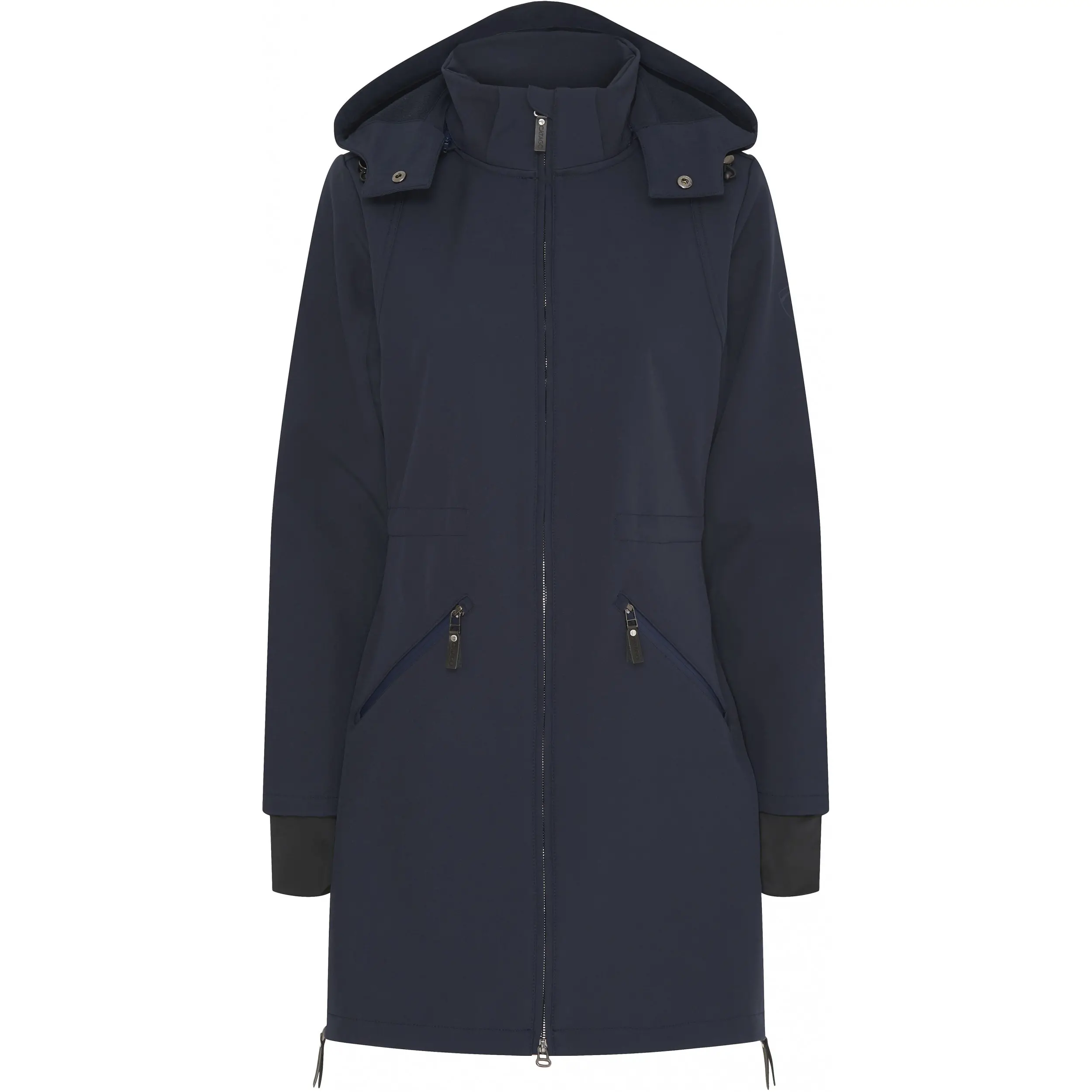 Damen Softshell-Reitjacke lang ABBY navy
