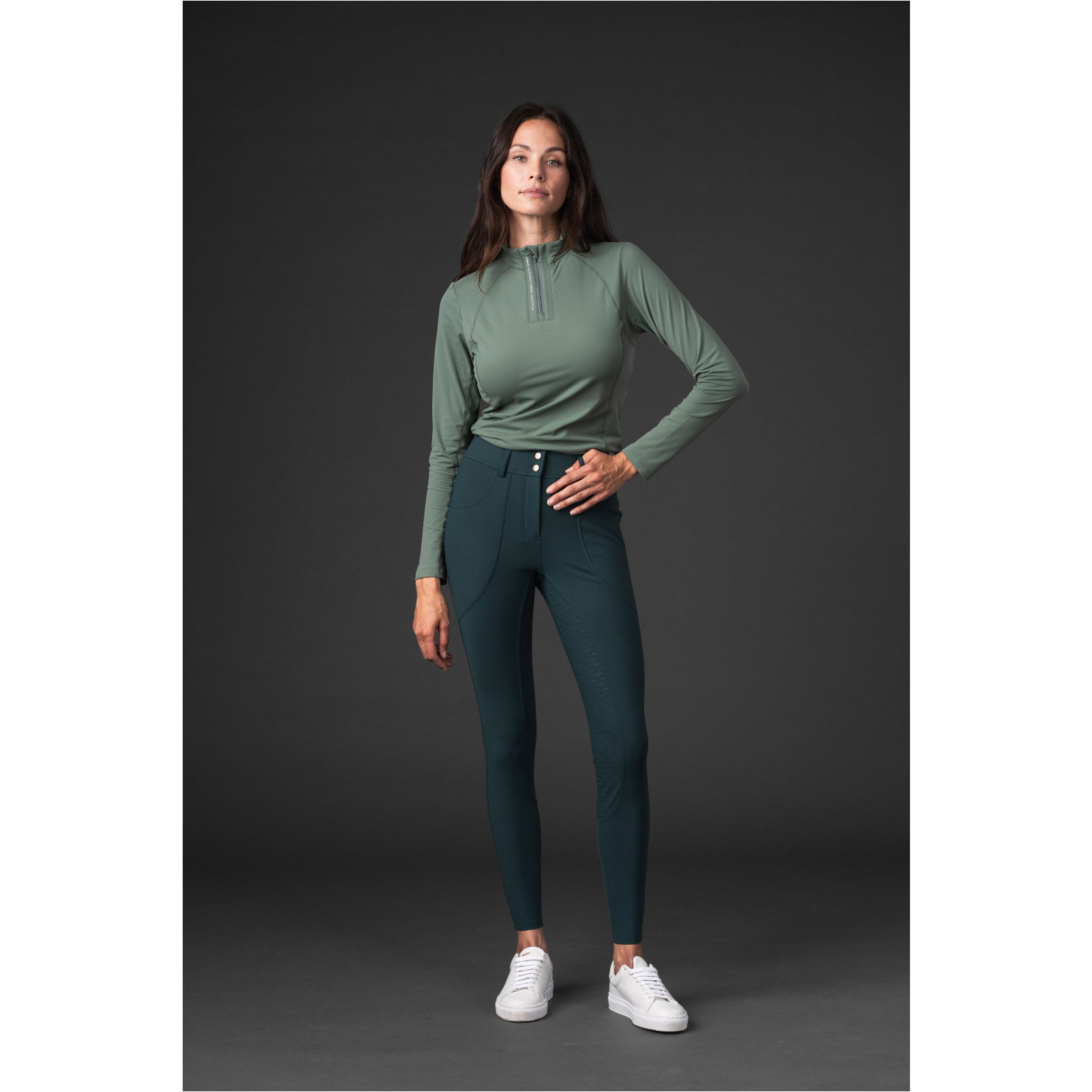 Damen Reithose Silikon Vollbesatz RIHANNA ponderosa pine