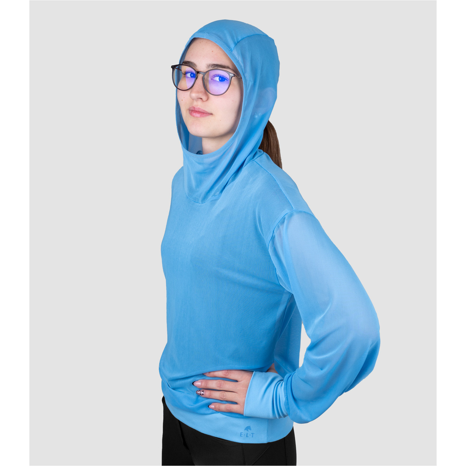 Damen Fliegenschutz-Hoody RUBY blaugrau