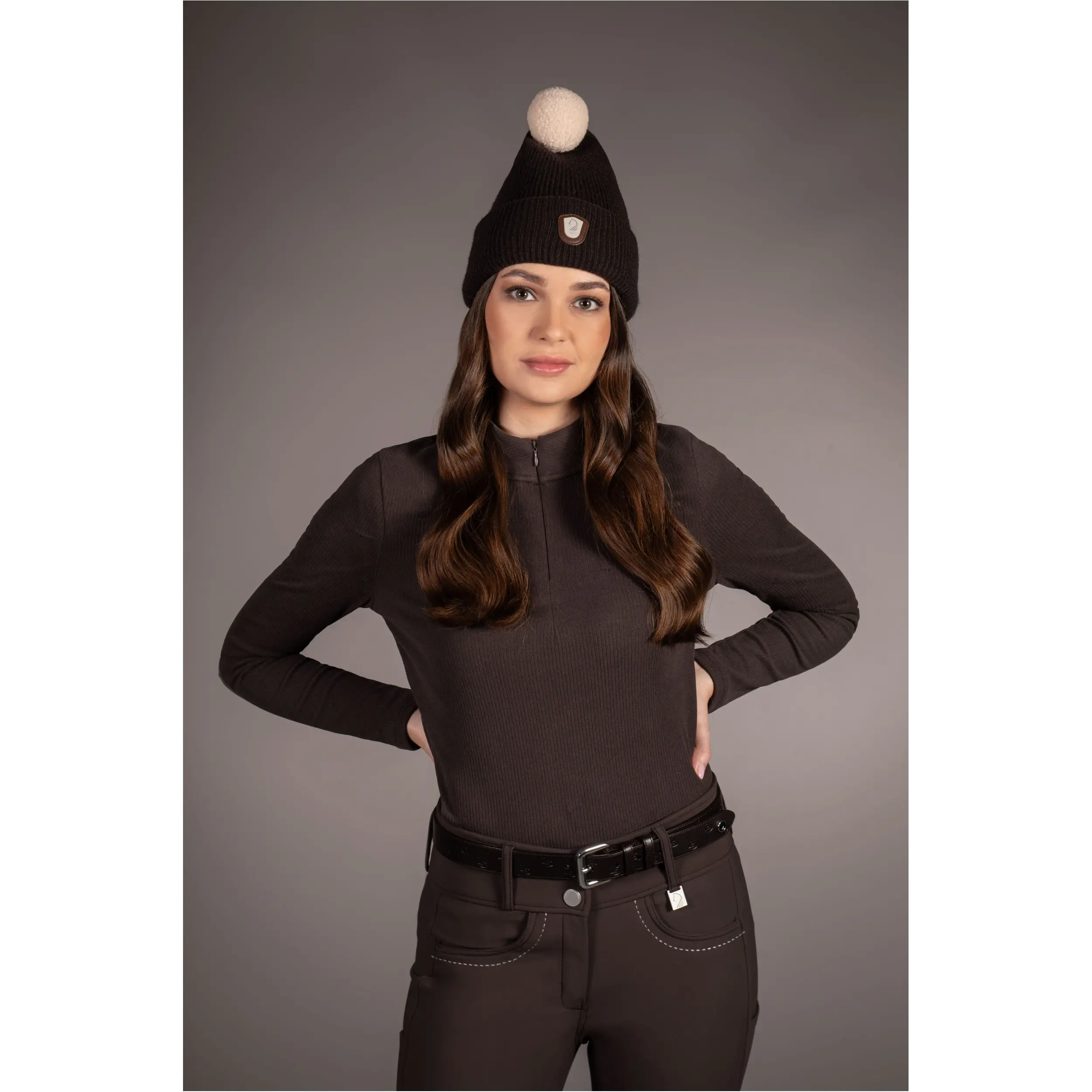 Ledergürtel AREZZO dunkelbraun Ledergürtel AREZZO dunkelbraun