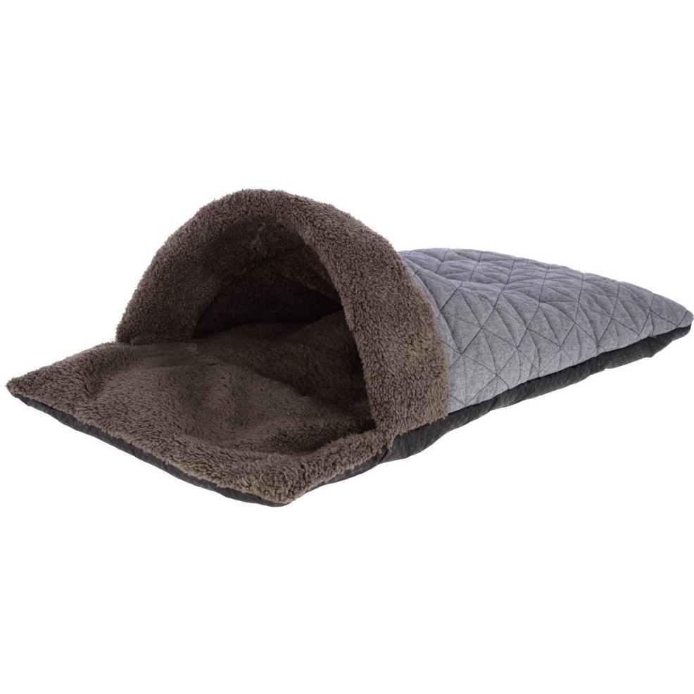 Kuschelsack THEA braun/blau 40x70x12cm 