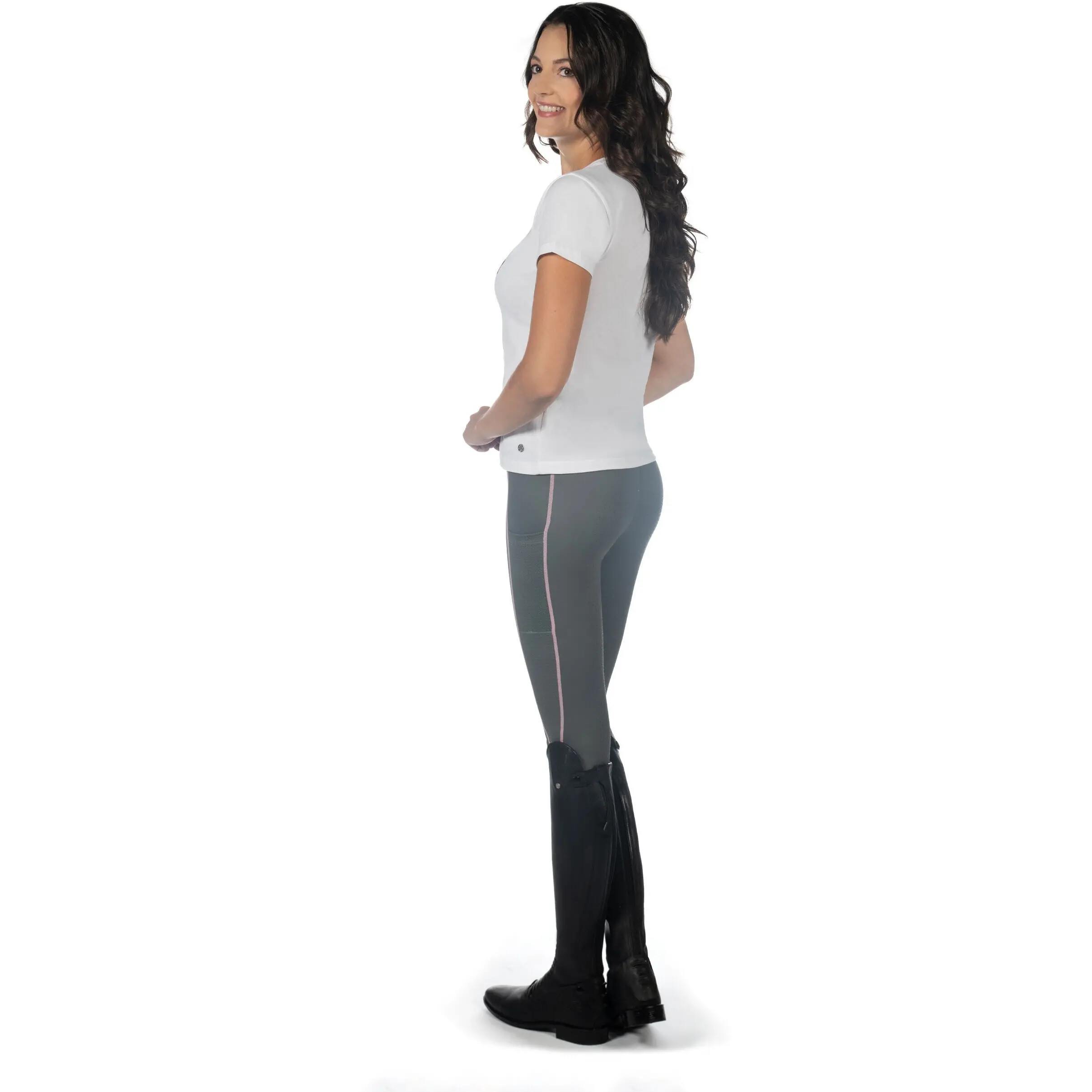Damen T-Shirt MIRROR weiß