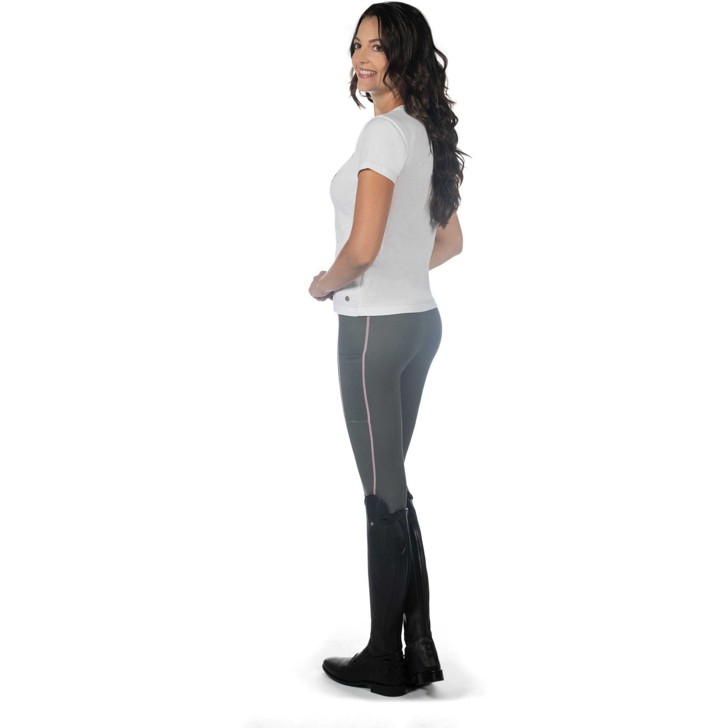 Damen T-Shirt MIRROR weiß