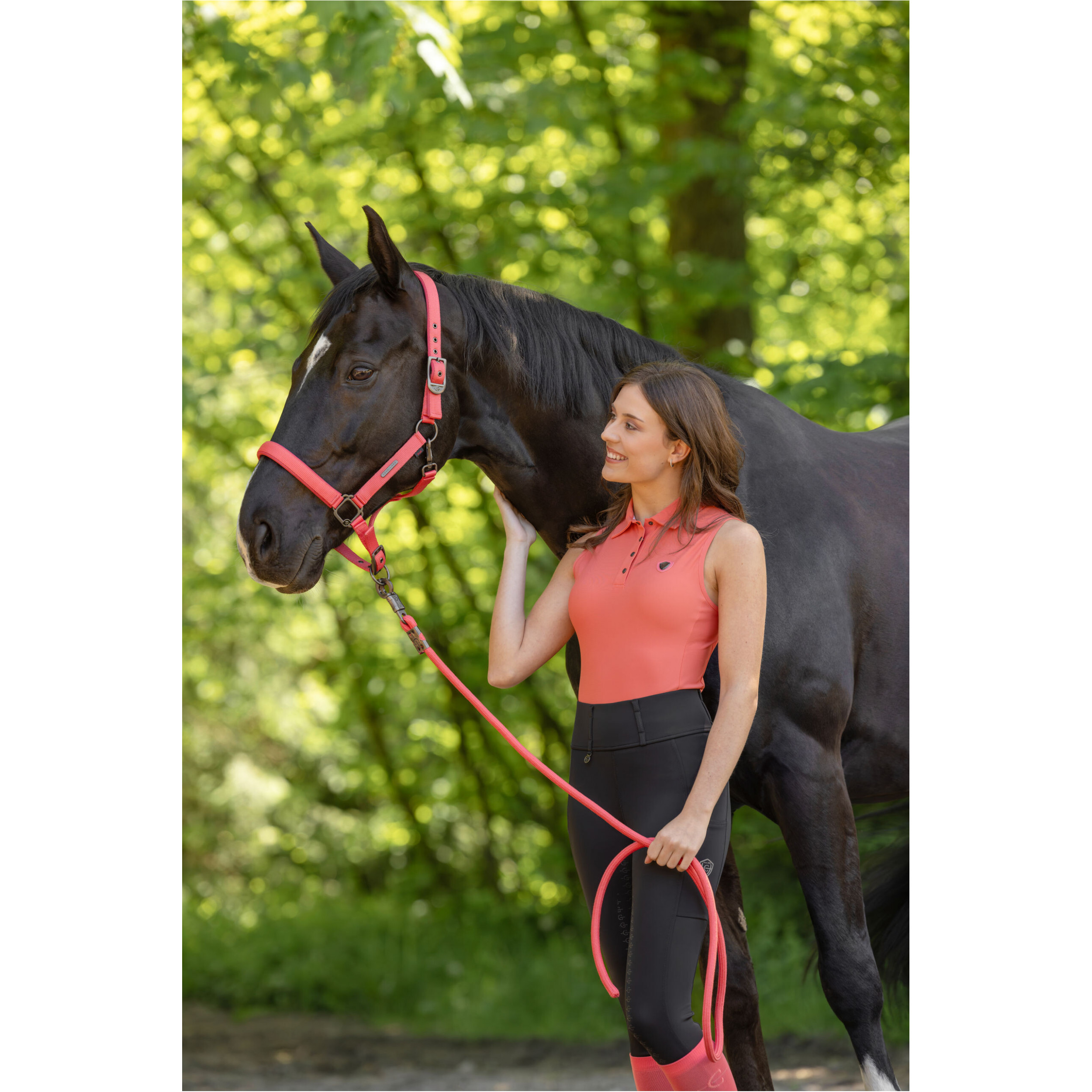 Damen Top F/S 2025 coral