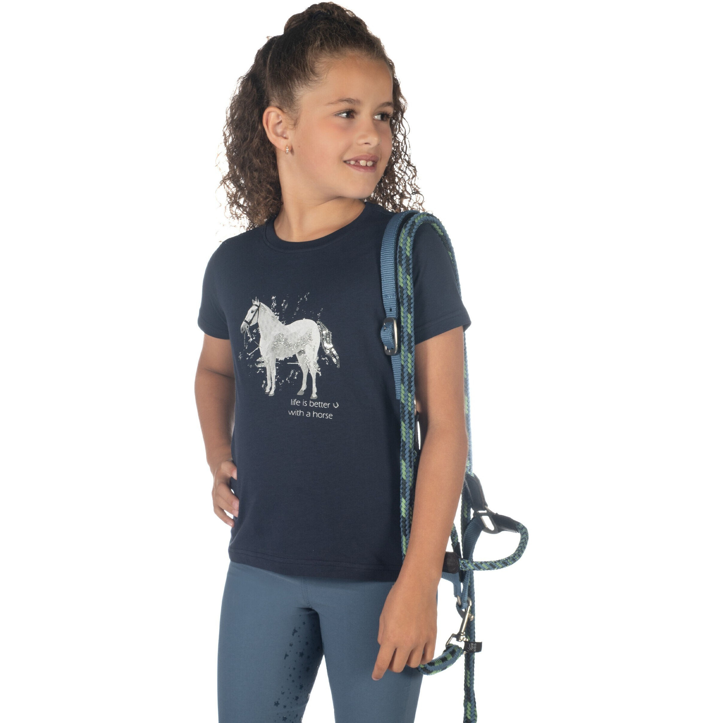Kinder T-Shirt SPARKLE dunkelblau