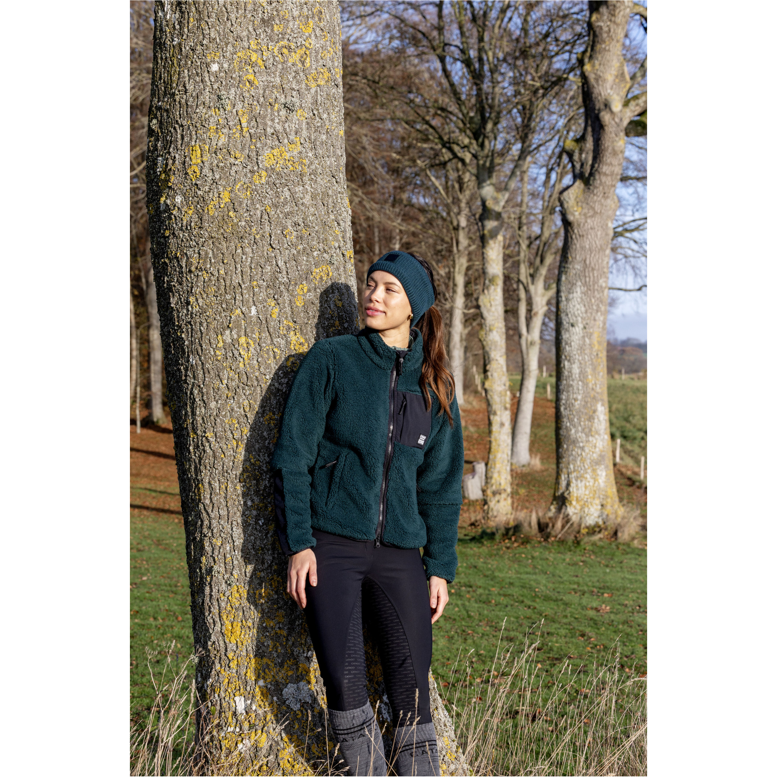 Damen Fleecejacke VINETIA ponderosa pine