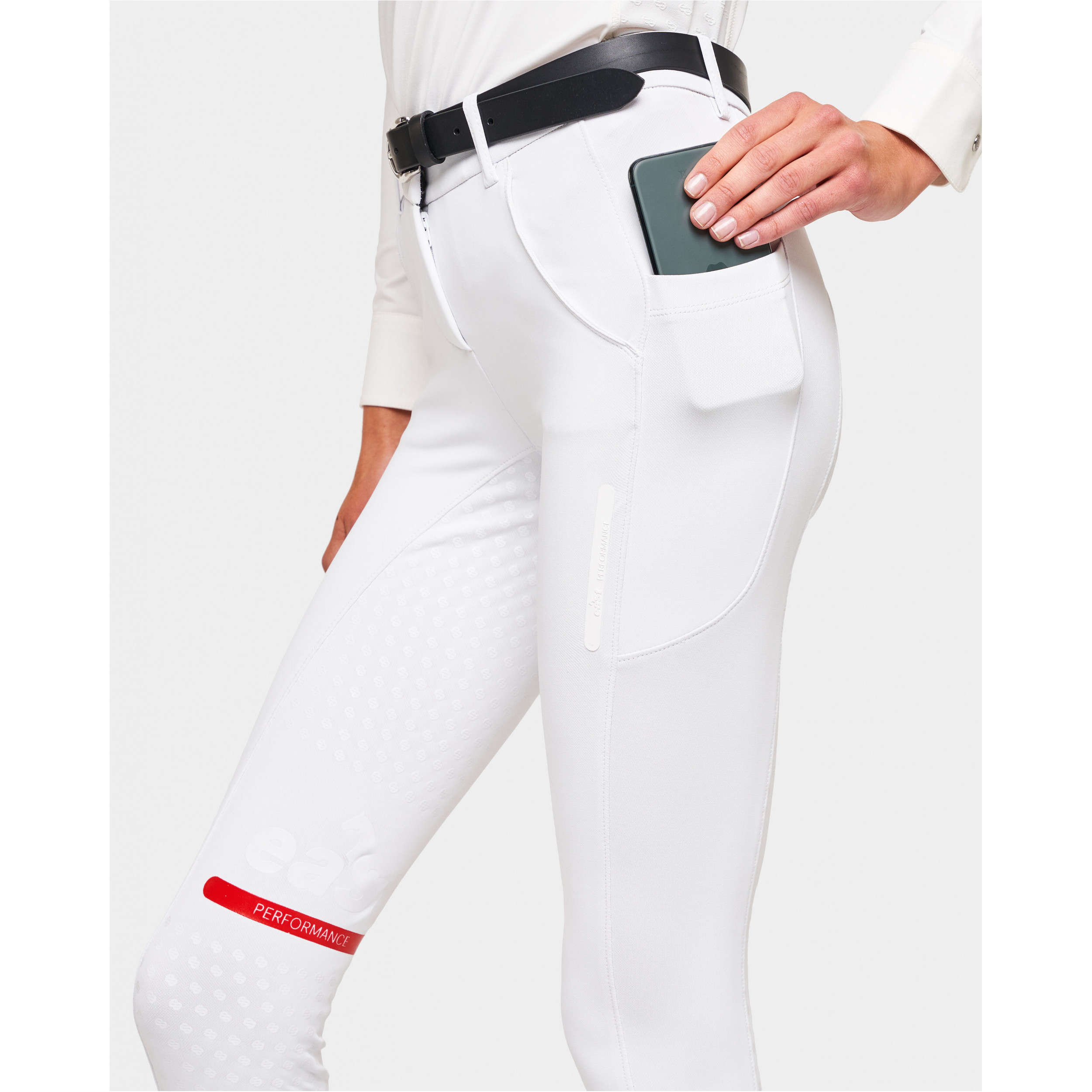 Damen Reithose Silikon Vollbesatz R2 Performance Dressage weiß