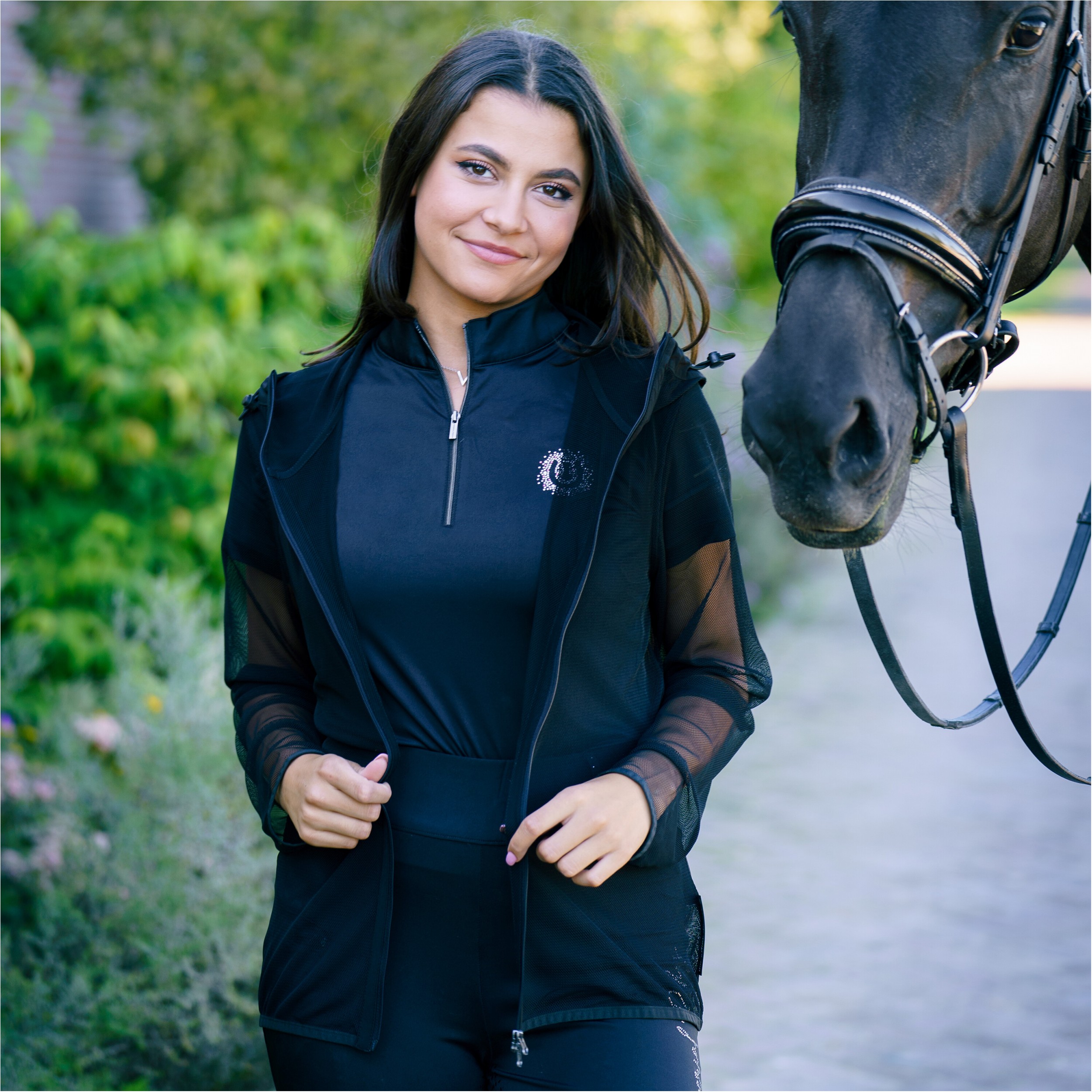 Damen Fliegen Jacke IRHFly away schwarz